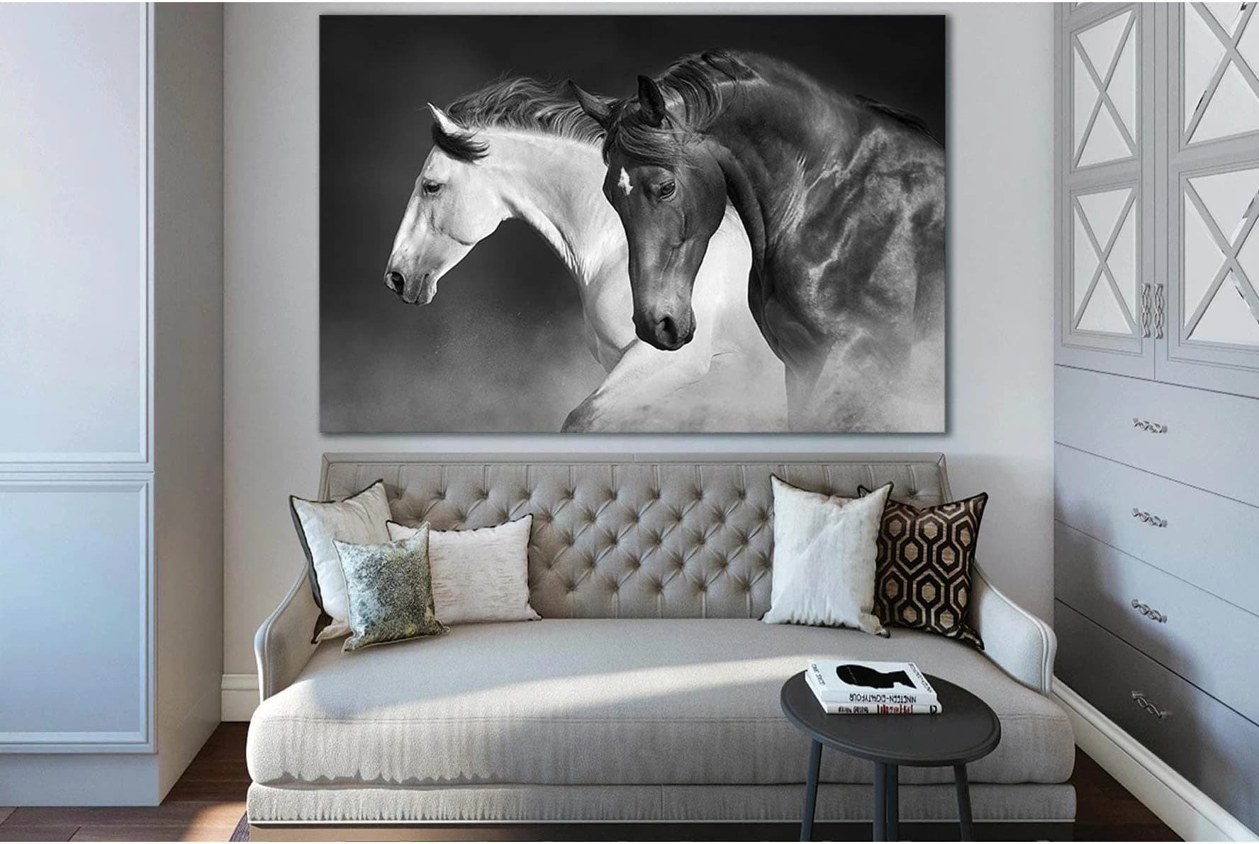 Horses Running Gallop In The Desert №SL1559 Ready to Hang Canvas PrintCanvas art arrives ready to hang, with hanging accessories included and no additional framing required. Every canvas print is hand-crafted, made on-demand at our workshop and expertly s