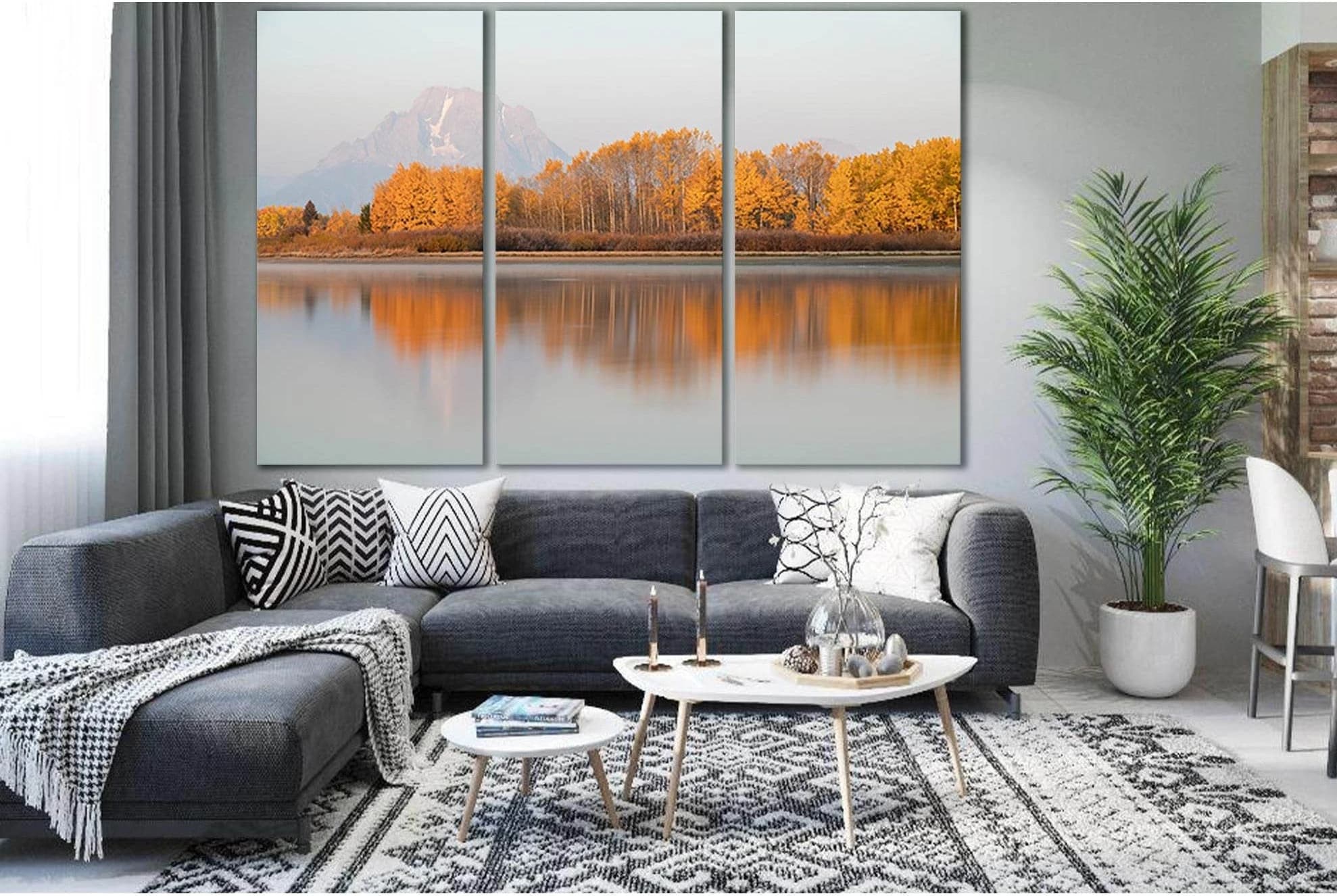 Beautiful Lake In Autumn №SL1472 Ready to Hang Canvas PrintCanvas art arrives ready to hang, with hanging accessories included and no additional framing required. Every canvas print is hand-crafted, made on-demand at our workshop and expertly stretched ar