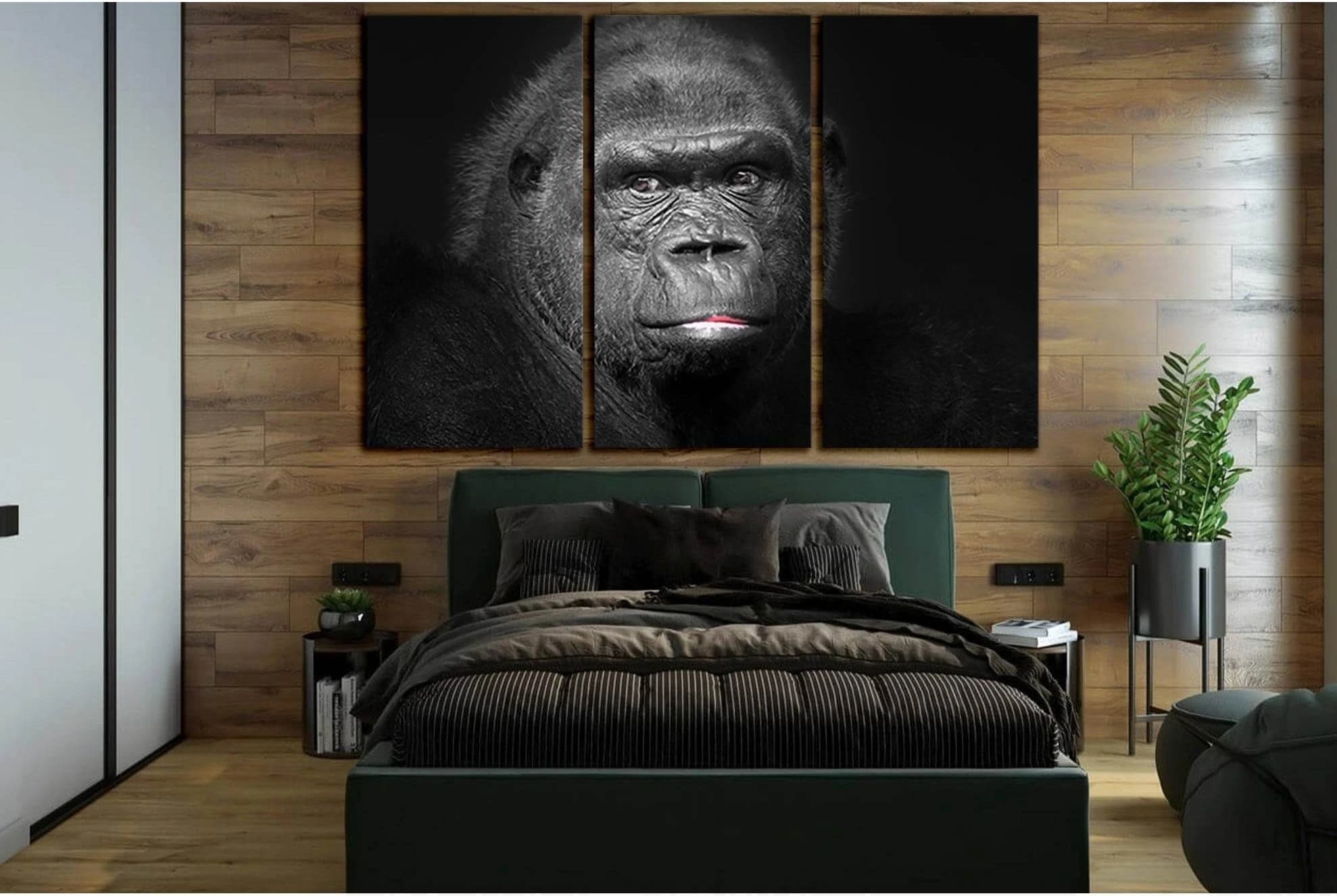 Close Up Portrait Of A Gorilla №SL1517 Ready to Hang Canvas PrintCanvas art arrives ready to hang, with hanging accessories included and no additional framing required. Every canvas print is hand-crafted, made on-demand at our workshop and expertly stretc