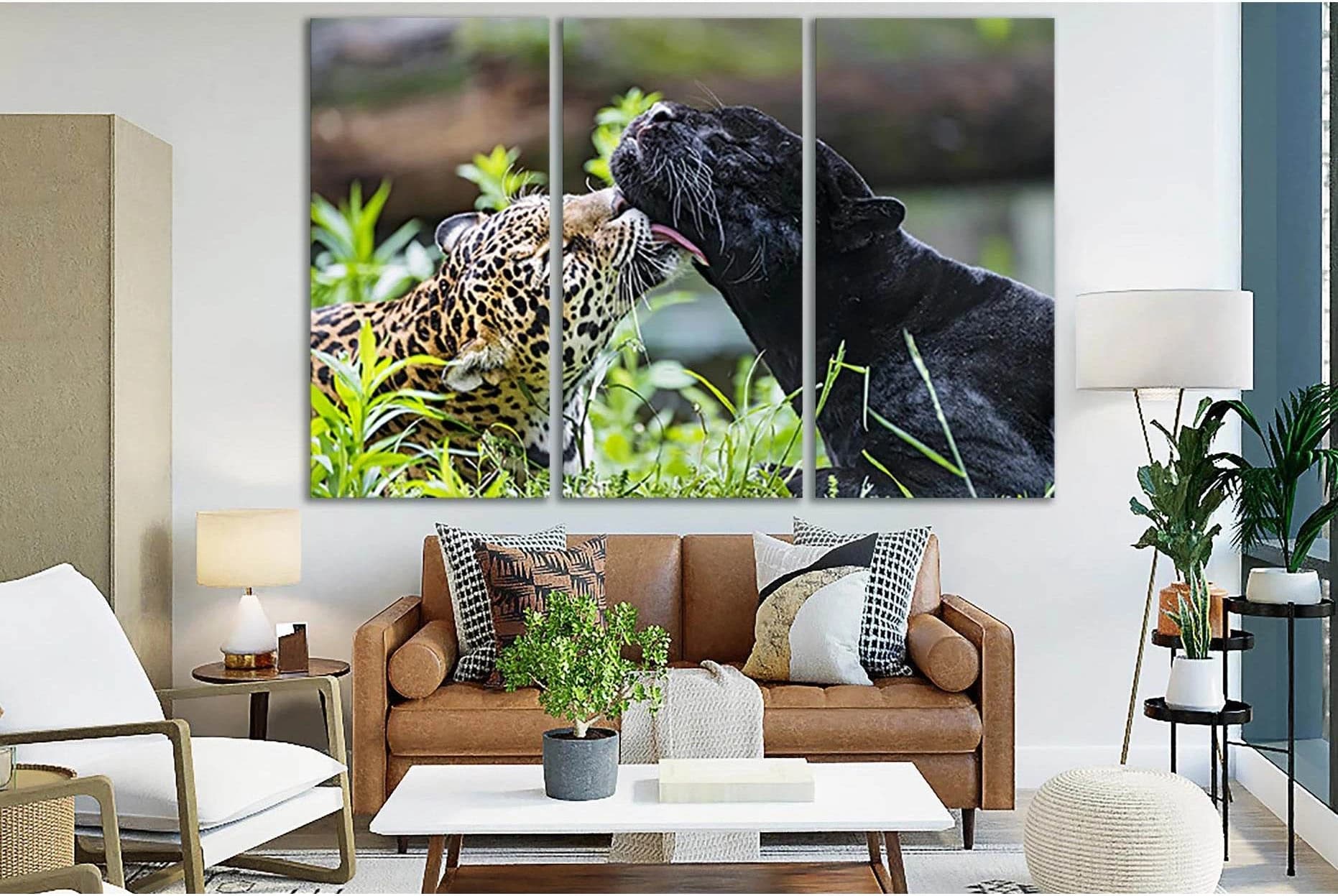 Tender Moment With Leopards №SL1519 Ready to Hang Canvas PrintCanvas art arrives ready to hang, with hanging accessories included and no additional framing required. Every canvas print is hand-crafted, made on-demand at our workshop and expertly stretched