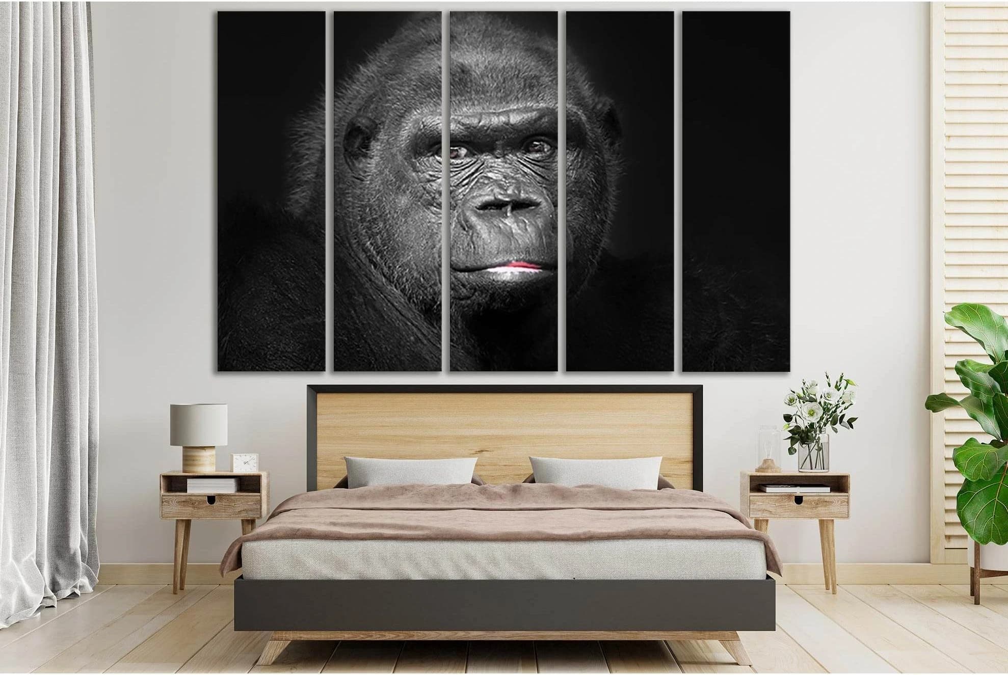 Close Up Portrait Of A Gorilla №SL1517 Ready to Hang Canvas PrintCanvas art arrives ready to hang, with hanging accessories included and no additional framing required. Every canvas print is hand-crafted, made on-demand at our workshop and expertly stretc