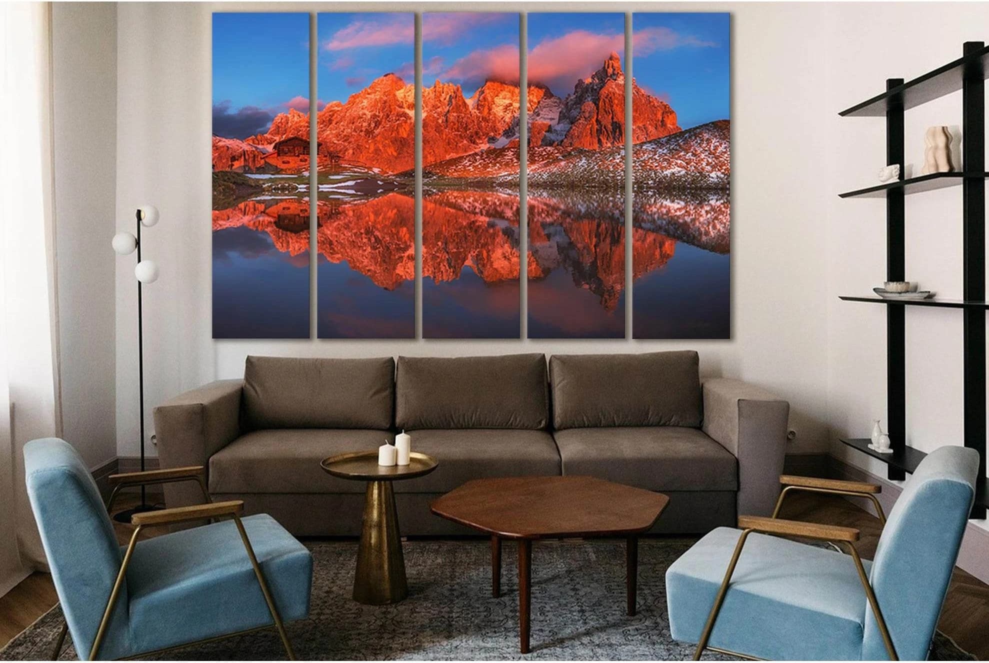 Lake And Mountains Reflection №SL1563 Ready to Hang Canvas PrintCanvas art arrives ready to hang, with hanging accessories included and no additional framing required. Every canvas print is hand-crafted, made on-demand at our workshop and expertly stretch
