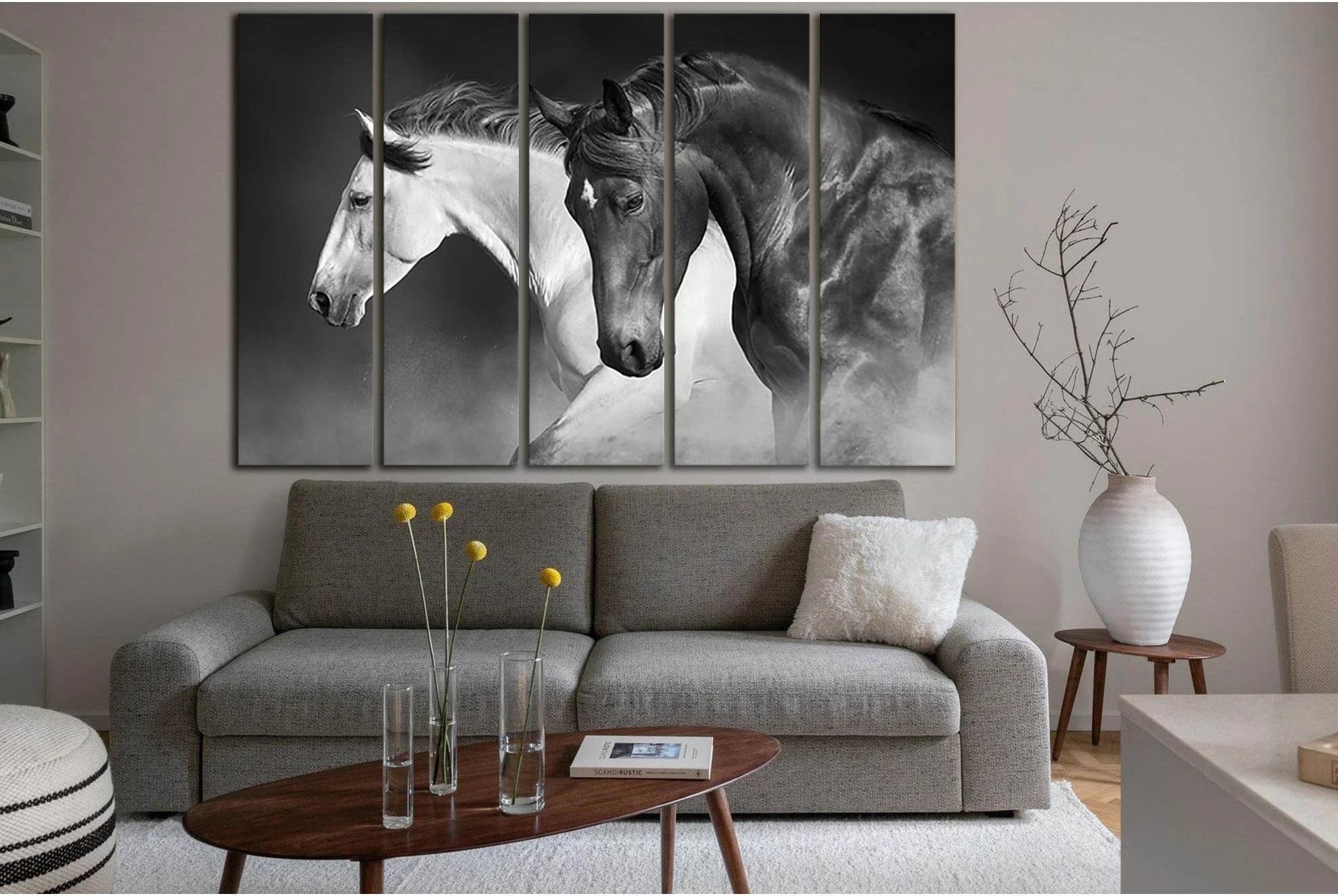 Horses Running Gallop In The Desert №SL1559 Ready to Hang Canvas PrintCanvas art arrives ready to hang, with hanging accessories included and no additional framing required. Every canvas print is hand-crafted, made on-demand at our workshop and expertly s