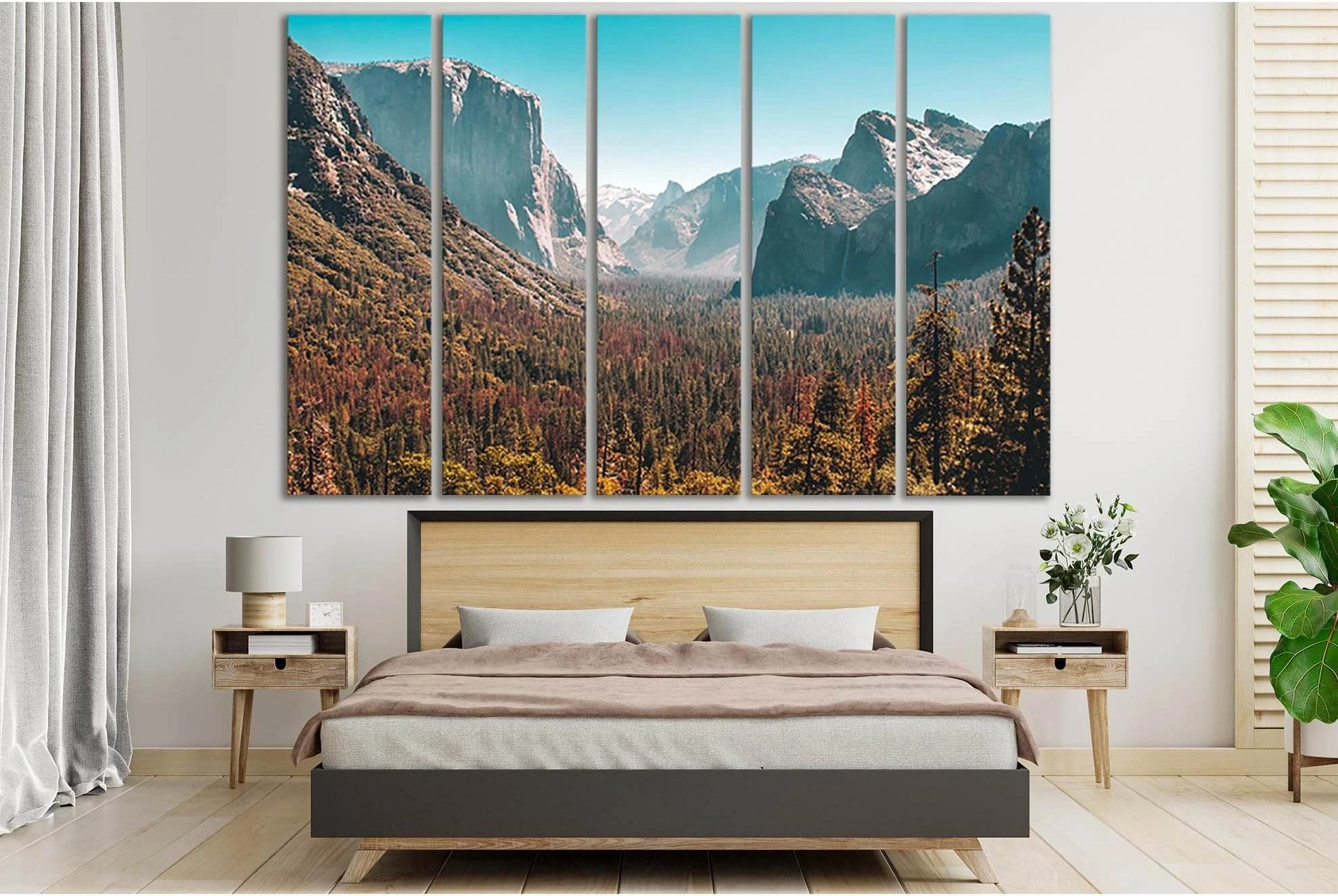 Forest And Mountains In Yosemite Valley №SL1575 Ready to Hang Canvas PrintCanvas art arrives ready to hang, with hanging accessories included and no additional framing required. Every canvas print is hand-crafted, made on-demand at our workshop and expert