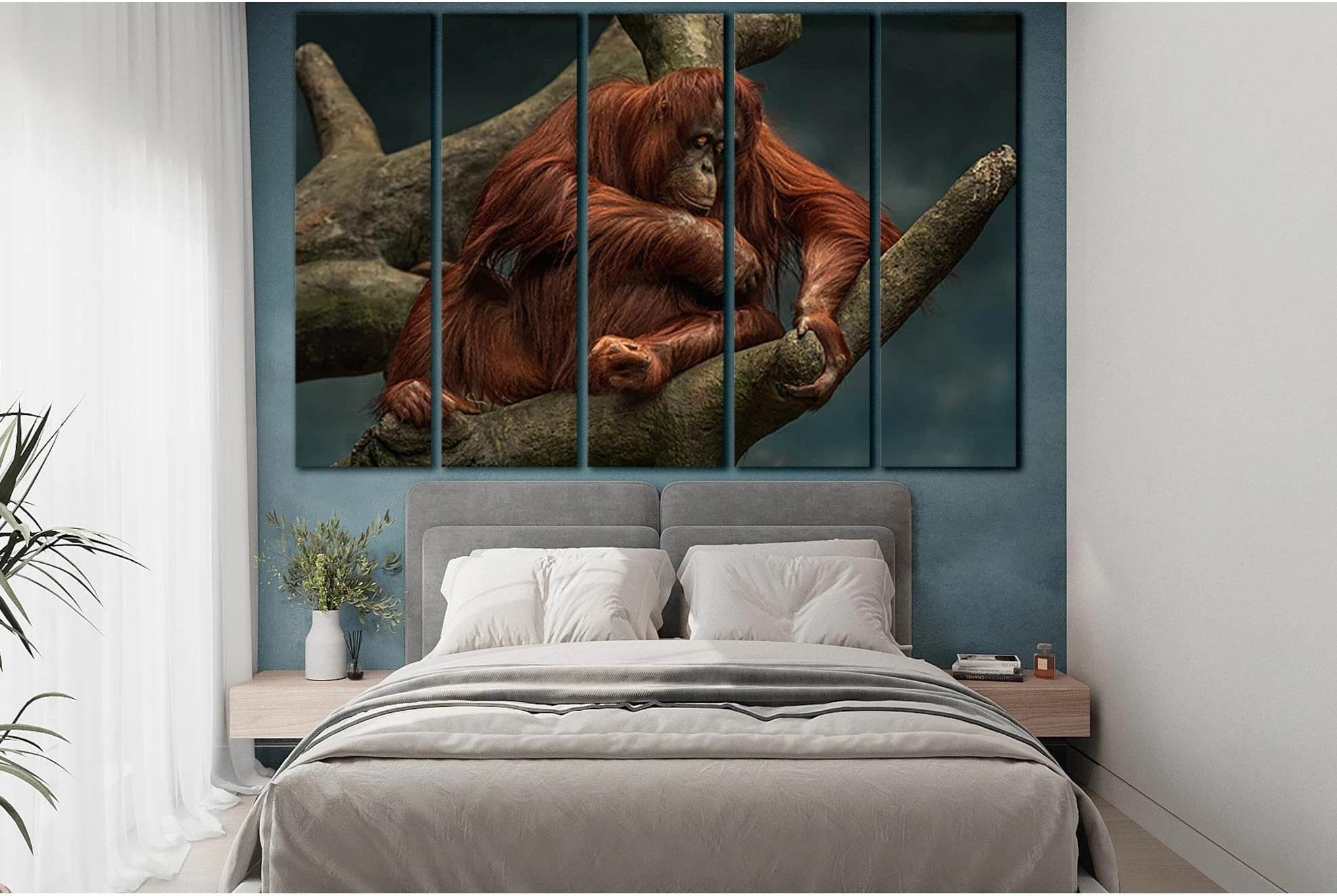 Orangutan On The Tree №SL1515 Ready to Hang Canvas PrintCanvas art arrives ready to hang, with hanging accessories included and no additional framing required. Every canvas print is hand-crafted, made on-demand at our workshop and expertly stretched aroun