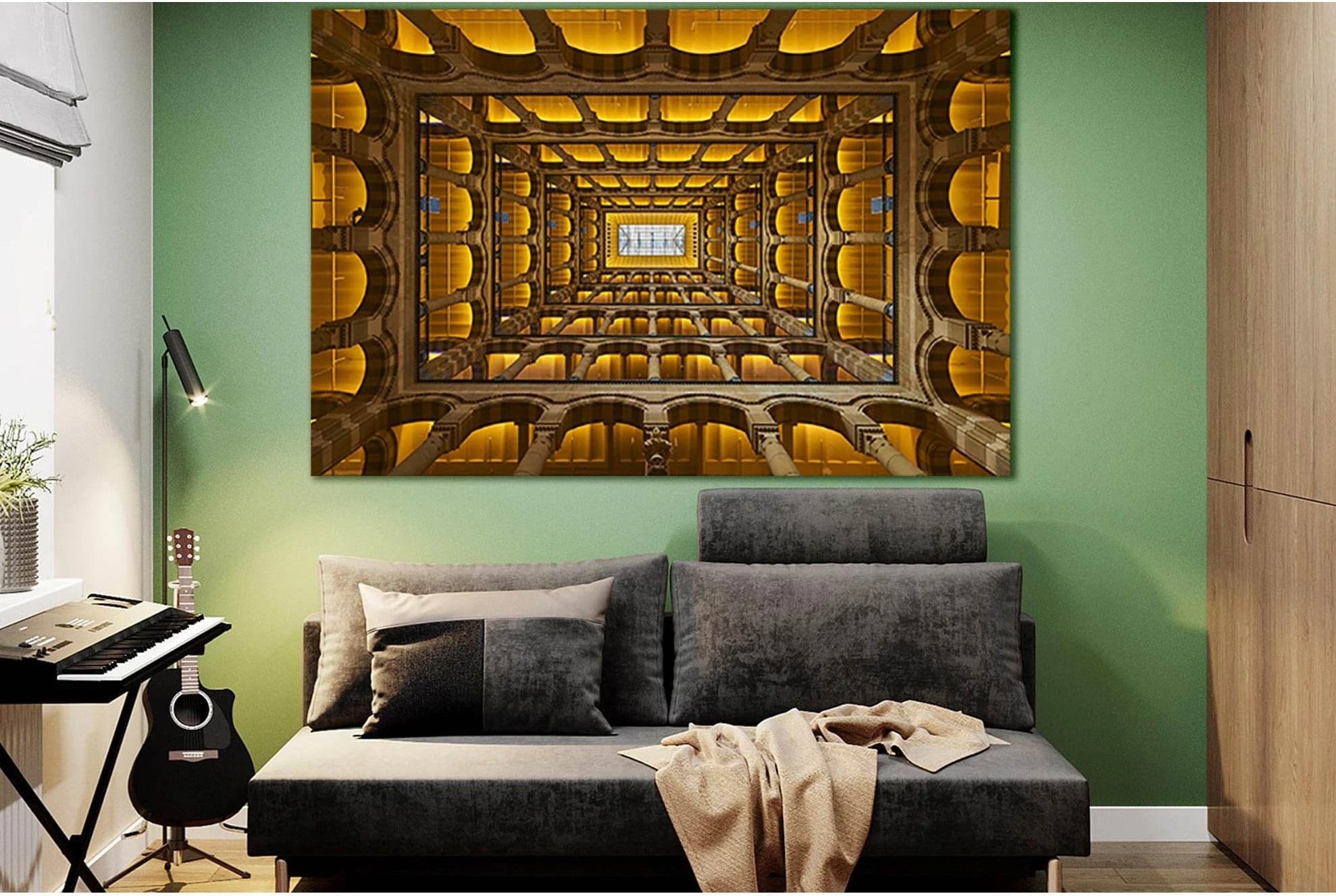 Amazing Architecture №SL1369 Ready to Hang Canvas Print - Zellart Canvas Prints 0new, ALL_Products, Architecture