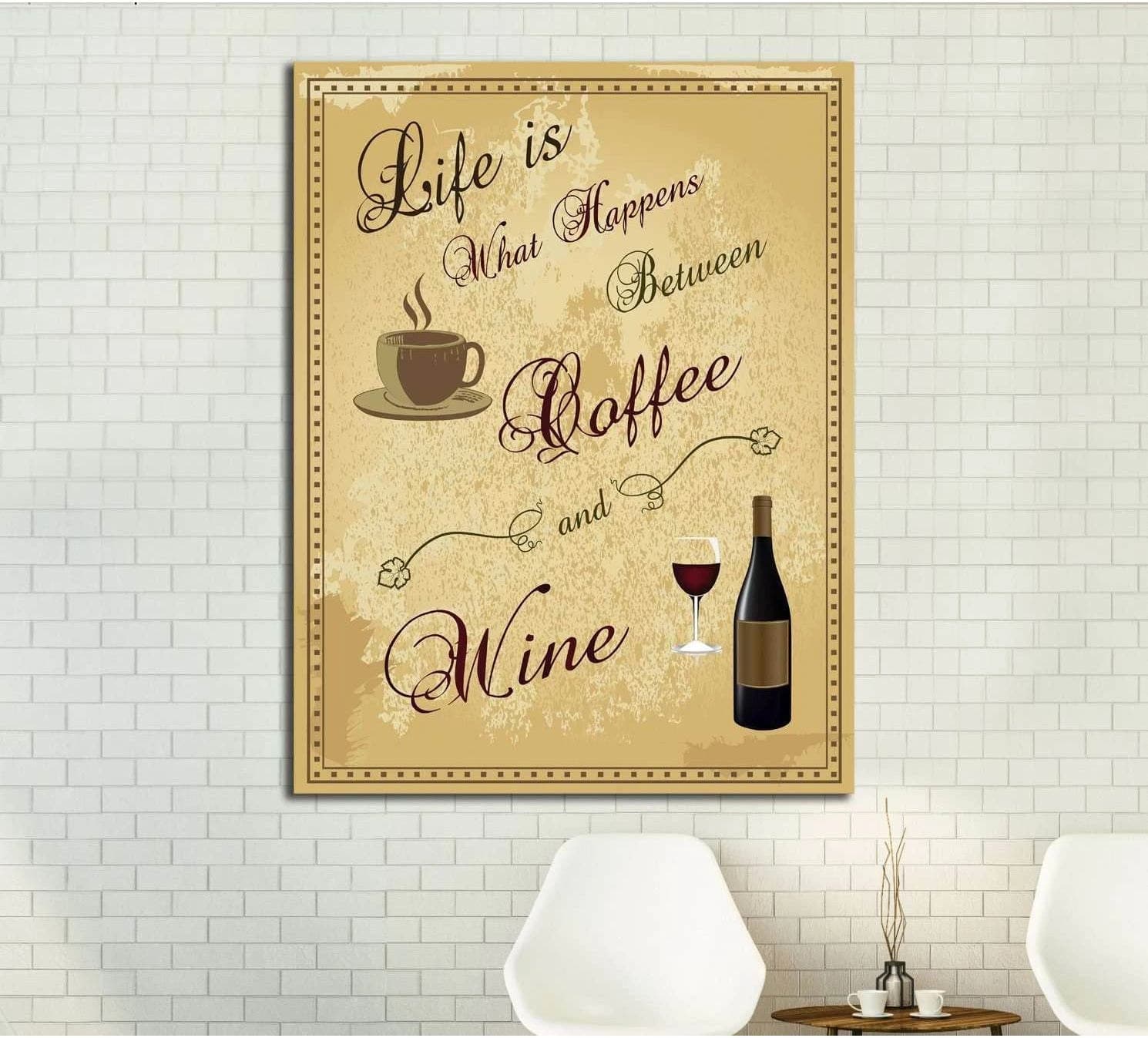 Art canvas in vintage style №4517 Ready to Hang Canvas Print - Zellart Canvas Prints ALL_Products, s-4517