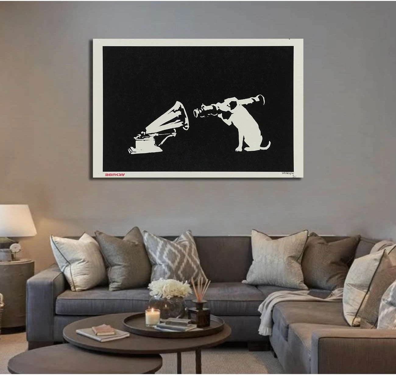 Banksy hmv - Canvas print - Zellart Canvas Prints 000Negative, 6011, ALL_Products