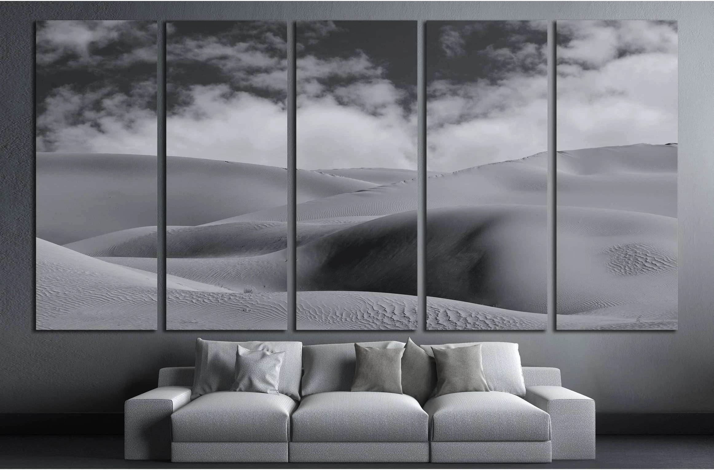 Beautiful Sand Dunes at the Imperial Sand Dunes California №2868 Ready to Hang Canvas Print - Zellart Canvas Prints ALL_Products, s-2868