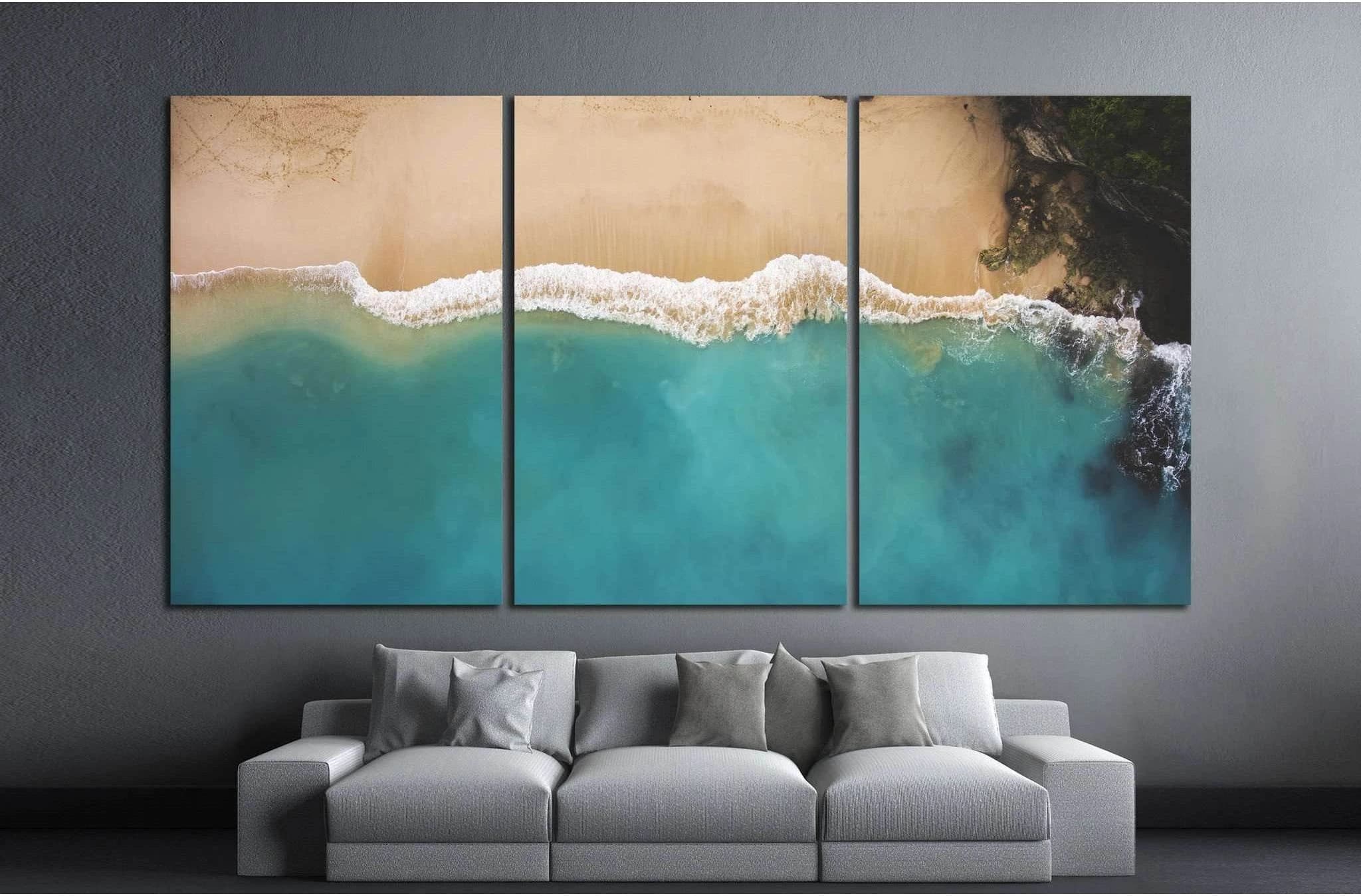 beautiful sea landscape №1319 Ready to Hang Canvas Print - Zellart Canvas Prints ALL_Products, s-1319
