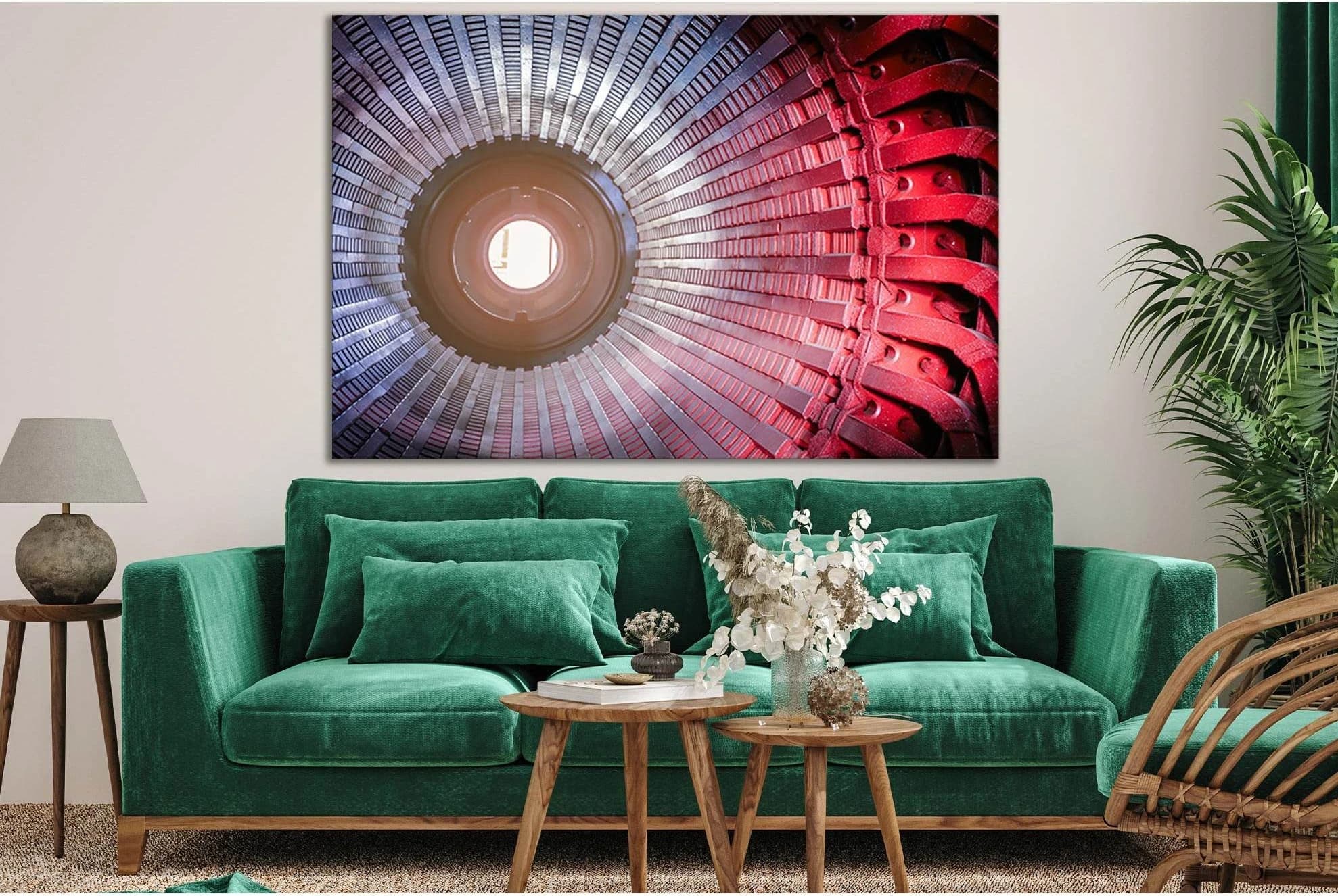 Big Electric Motor №SL1448 Ready to Hang Canvas Print - Zellart Canvas Prints 0new, ALL_Products, Engine