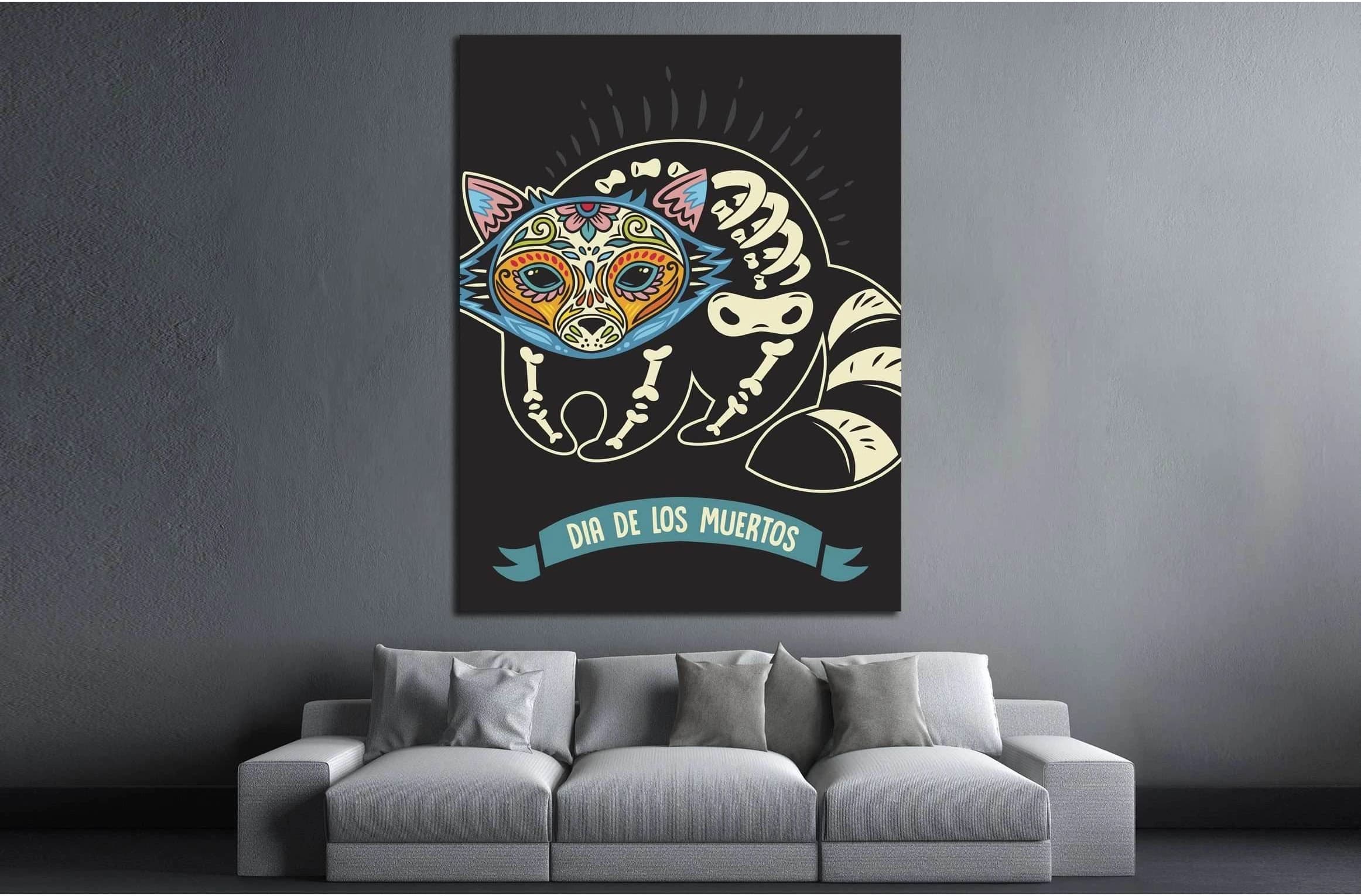 color cat №4582 Ready to Hang Canvas Print - Zellart Canvas Prints ALL_Products, s-4582