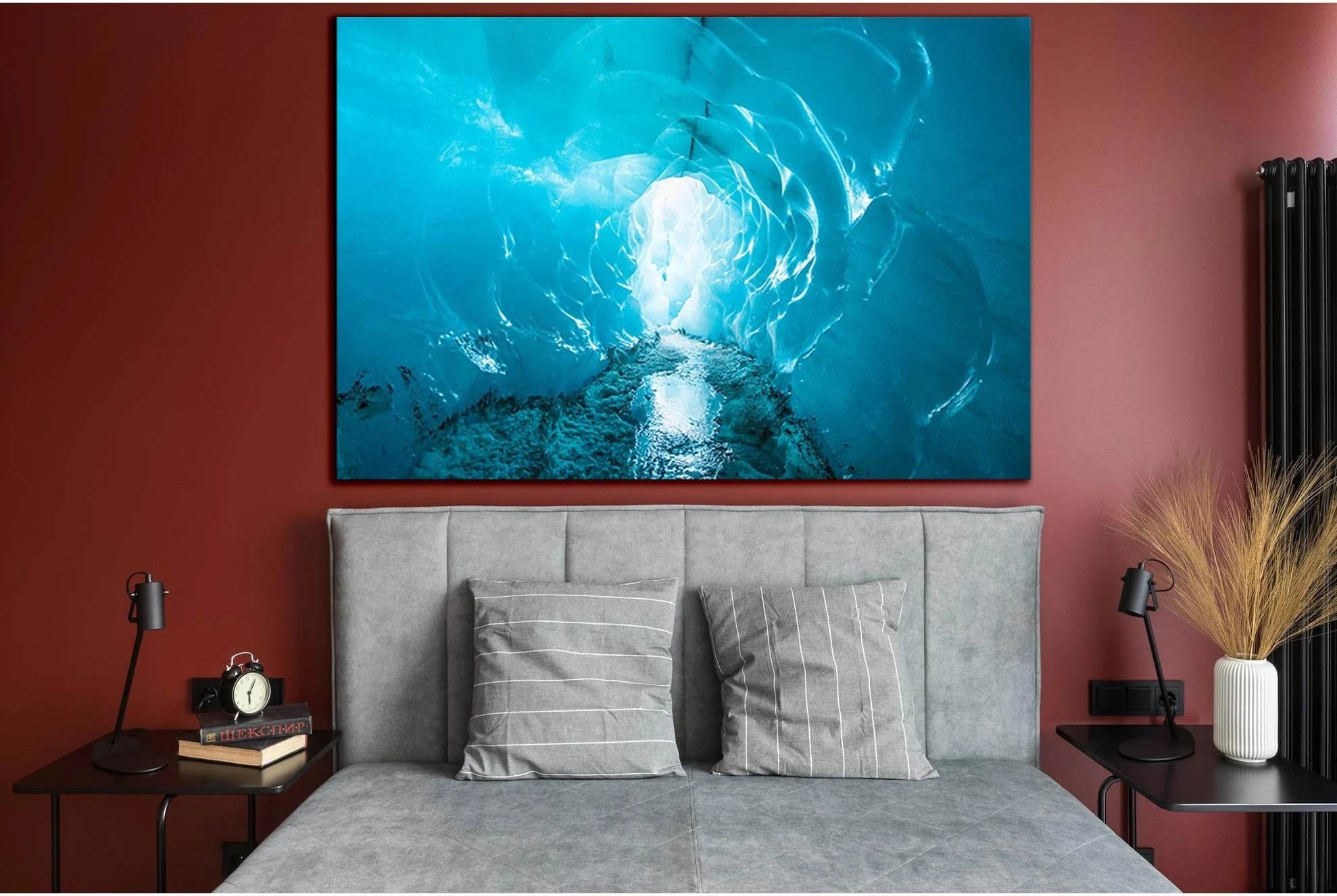 Crystal Ice Cave №SL1325 Ready to Hang Canvas Print - Zellart Canvas Prints 0new, ALL_Products, Glacials