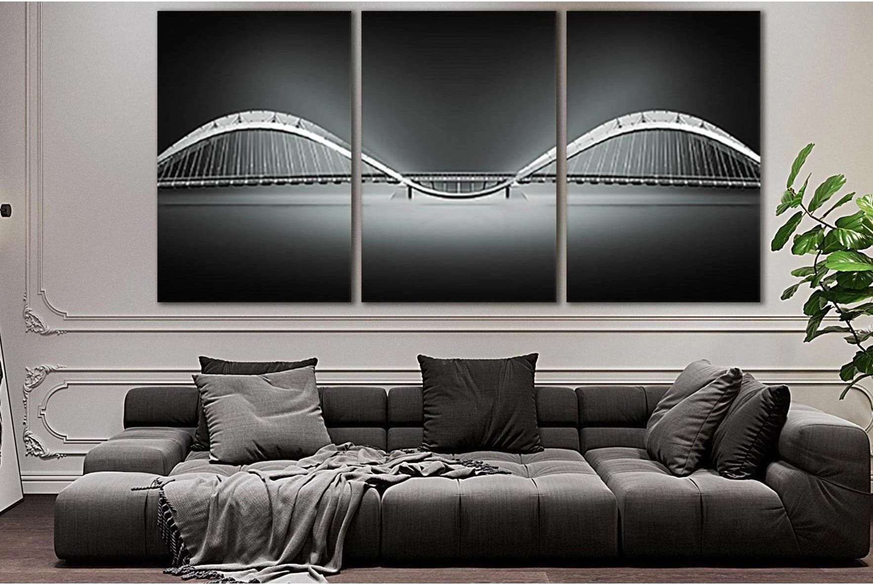 Enneus Herma Bridge Amsterdam №SL1123 Ready to Hang Canvas Print - Zellart Canvas Prints 0new, ALL_Products, Bridges Wall Art