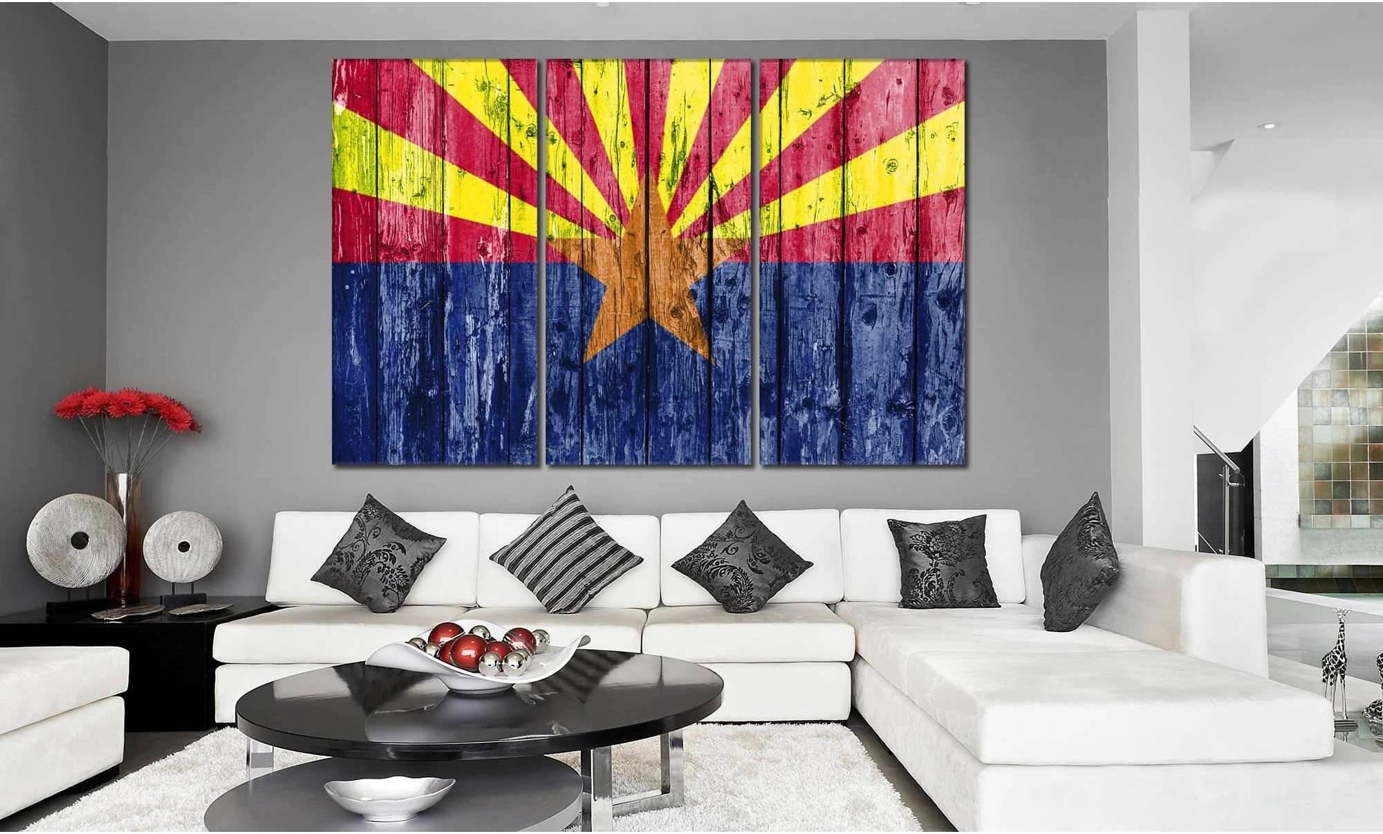 Flag of Arizona №834 Ready to Hang Canvas Print - Zellart Canvas Prints ALL_Products