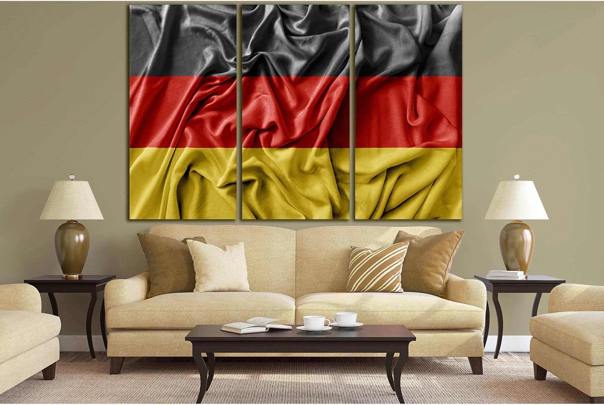 Flag Of Germany №SL1174 Ready to Hang Canvas Print - Zellart Canvas Prints 0new, ALL_Products, Flags