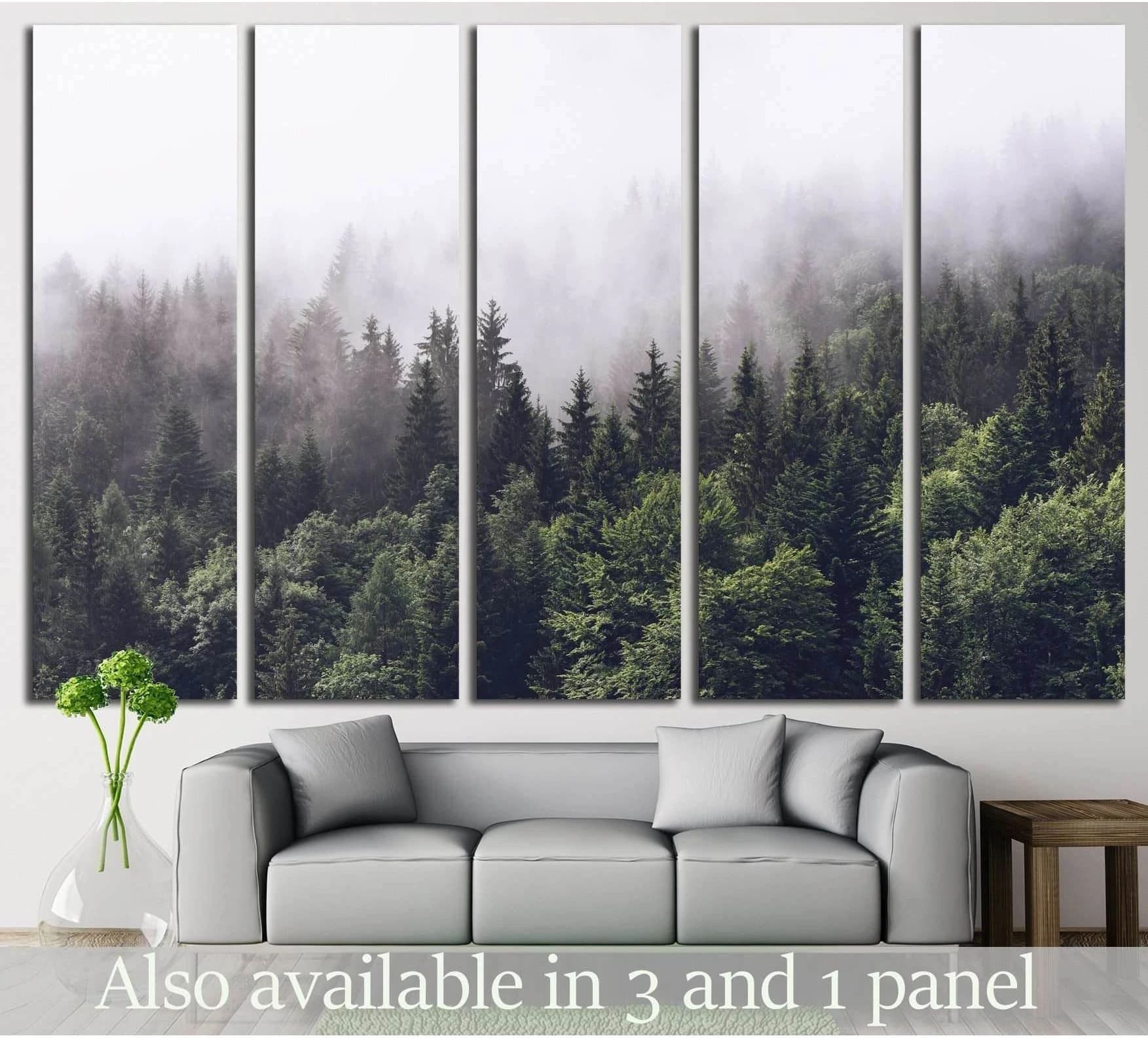Forest №715 Ready to Hang Canvas Print - Zellart Canvas Prints ALL_Products, s-715