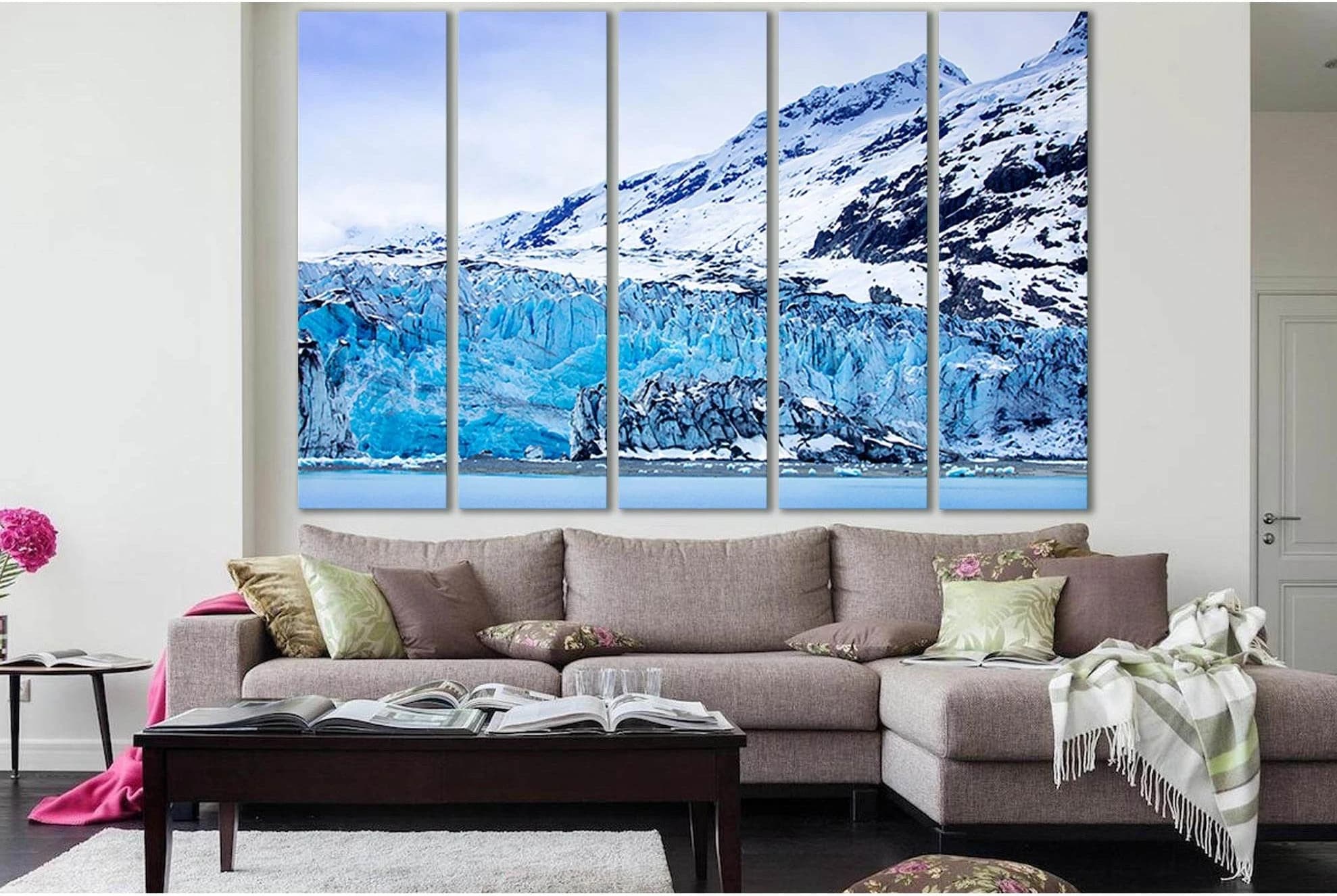 Glacier Bay National Park №SL1307 Ready to Hang Canvas Print - Zellart Canvas Prints 0new, ALL_Products, Glacials
