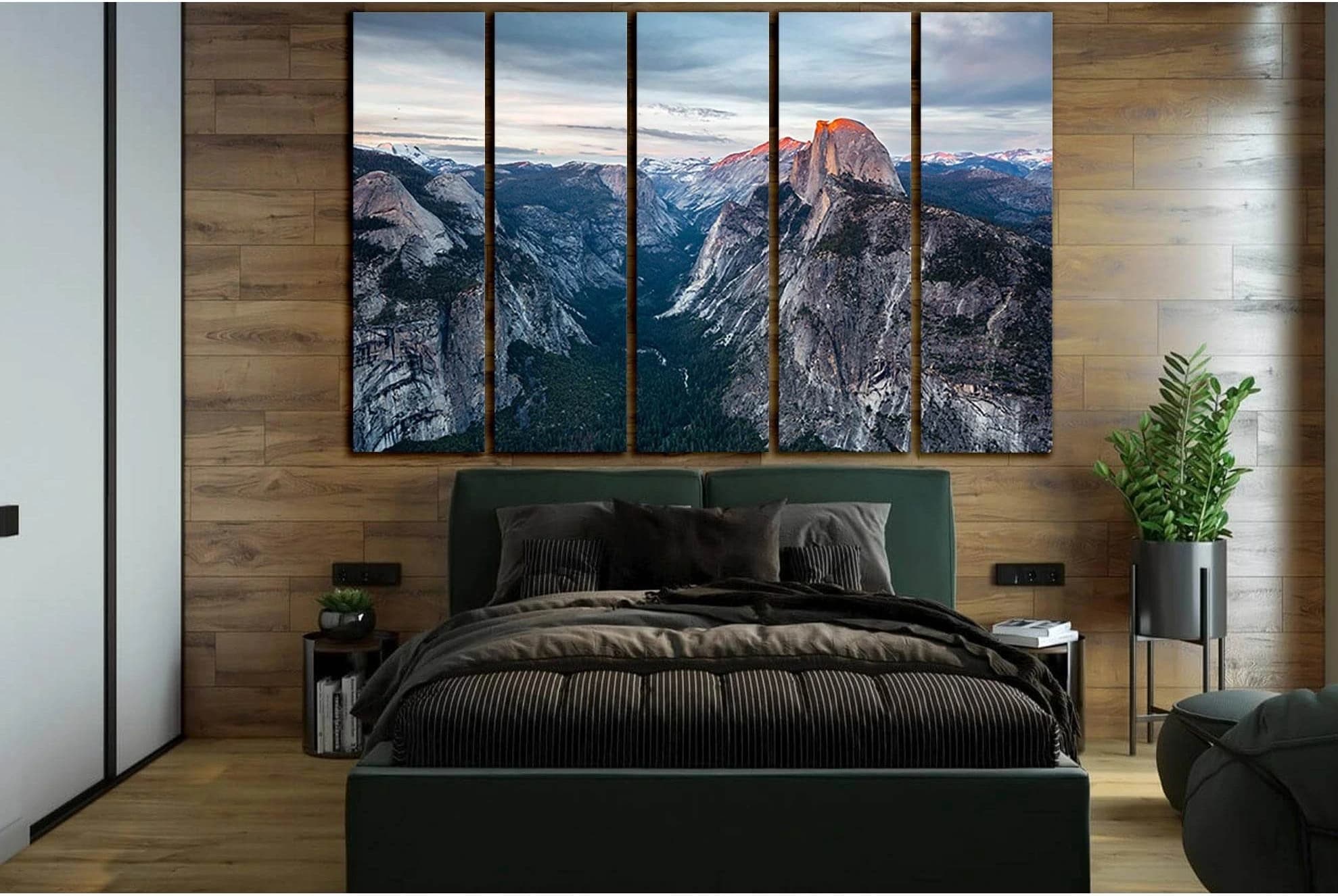 Glacier Point №SL1334 Ready to Hang Canvas Print - Zellart Canvas Prints 0new, ALL_Products, Glacials