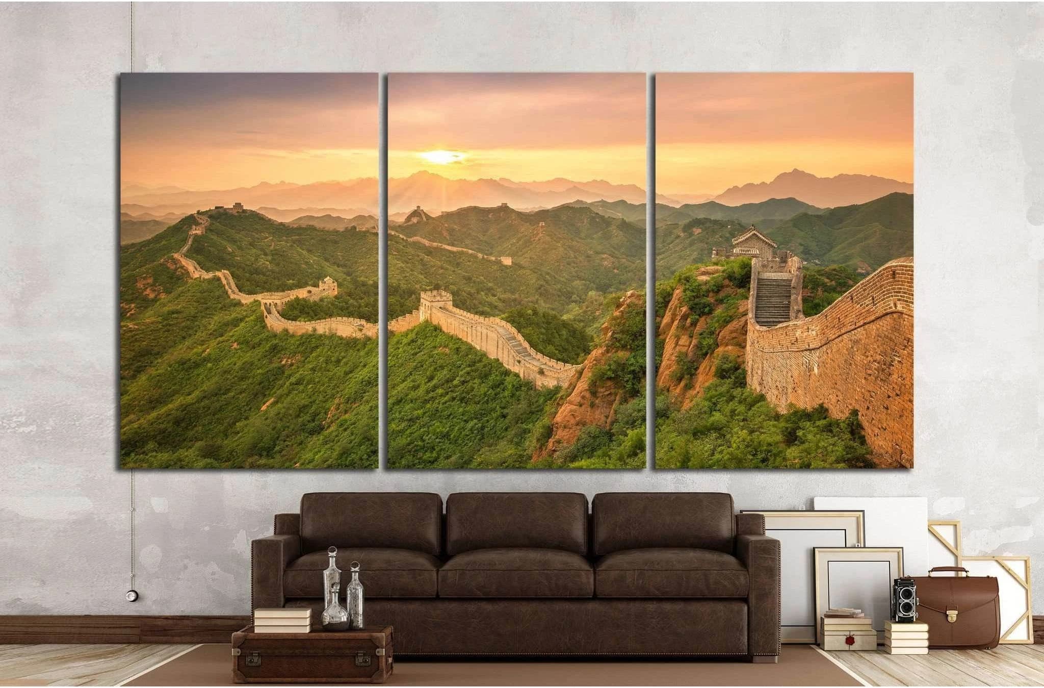 great Wall of China №874 Ready to Hang Canvas Print - Zellart Canvas Prints ALL_Products, s-874