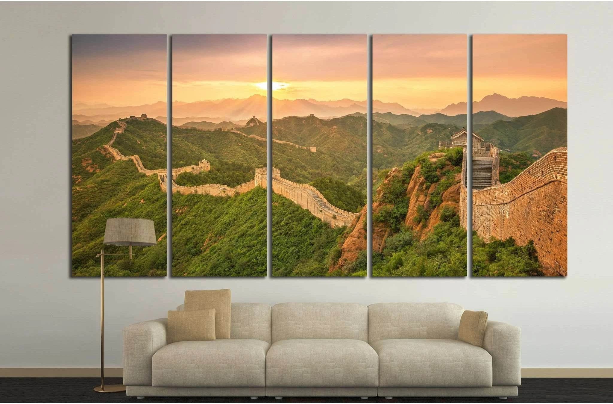 great Wall of China №874 Ready to Hang Canvas Print - Zellart Canvas Prints ALL_Products, s-874
