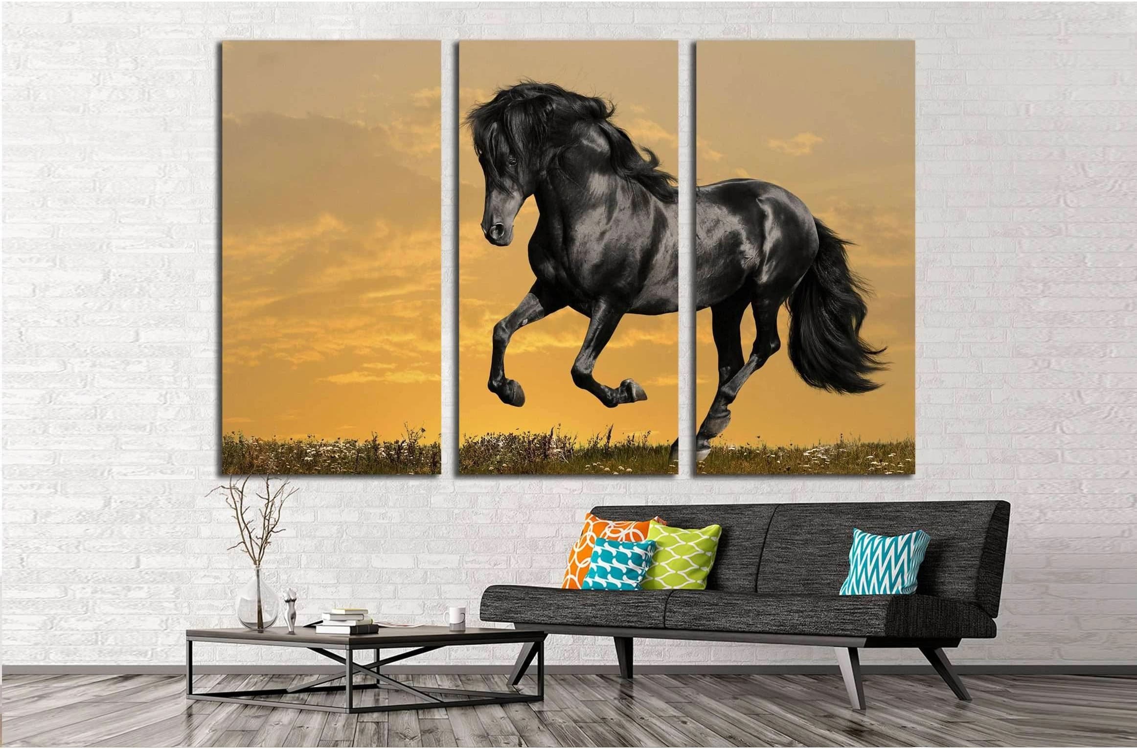 Horse home decor №5001 - Zellart Canvas Prints ALL_Products, Horses, s-5001