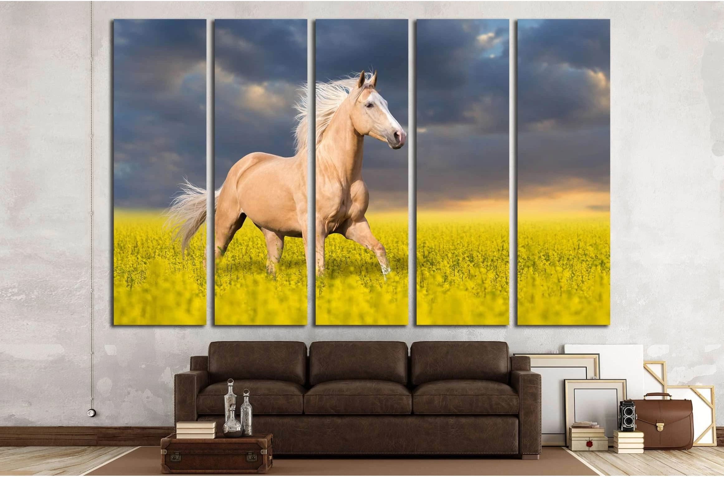 Horse multi panel canvas №5010 - Zellart Canvas Prints ALL_Products, Horses, s-5010