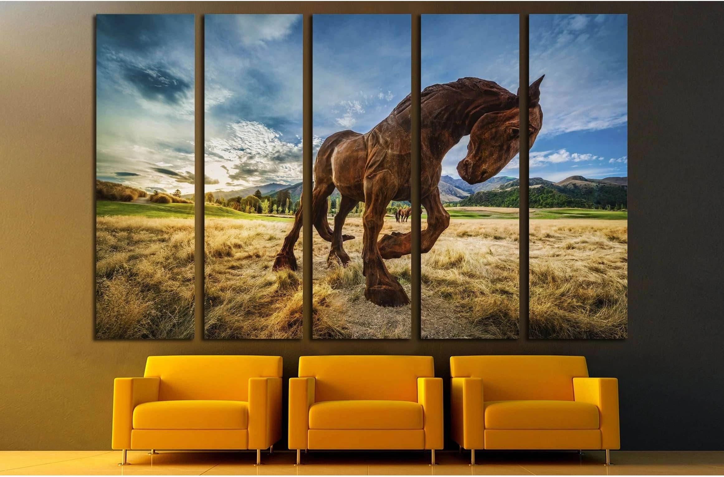 Horse Wall Art №5018 - Zellart Canvas Prints ALL_Products, Horses, s-5018