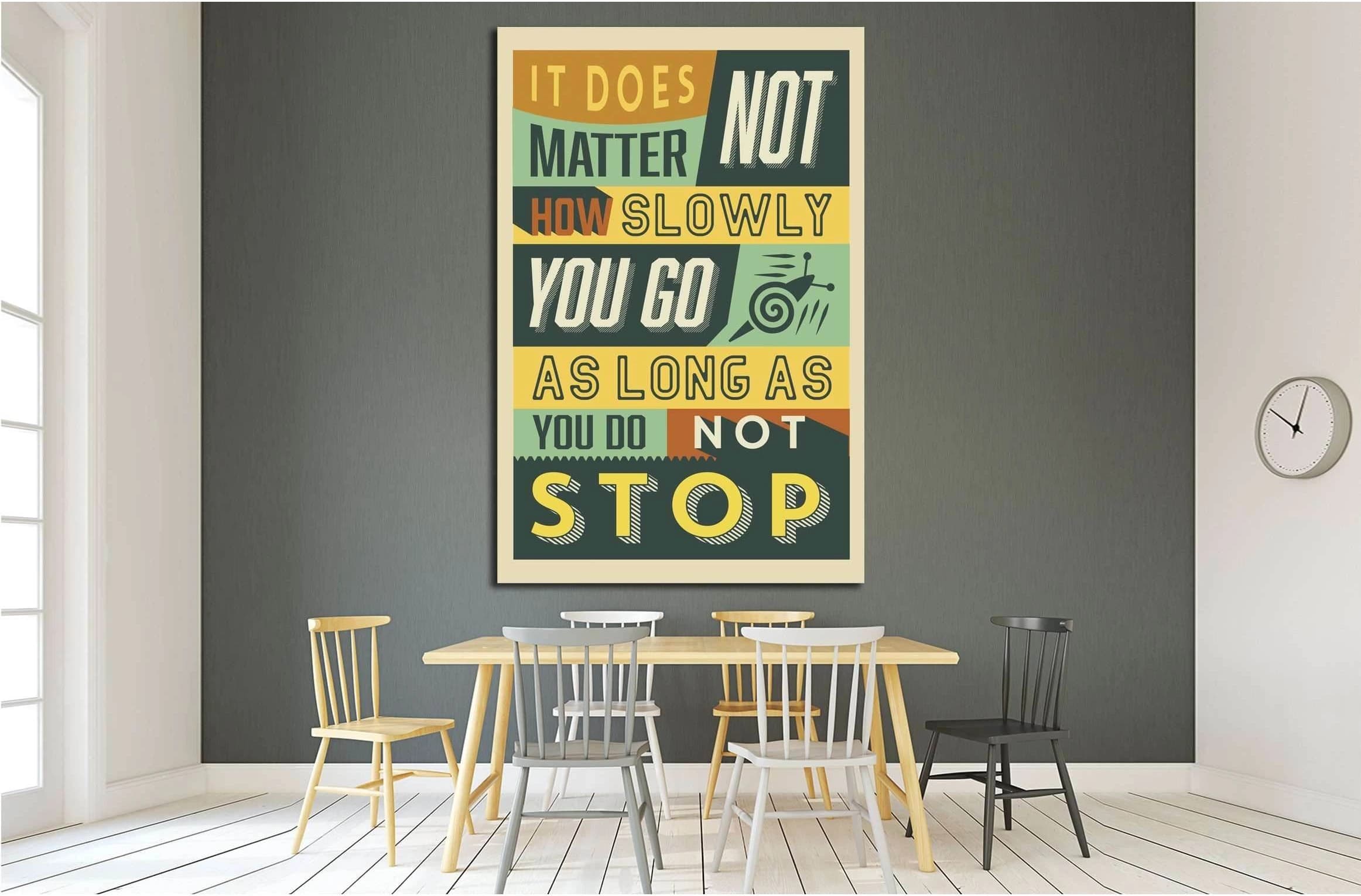 it does not matter №4550 Ready to Hang Canvas Print - Zellart Canvas Prints ALL_Products, s-4550