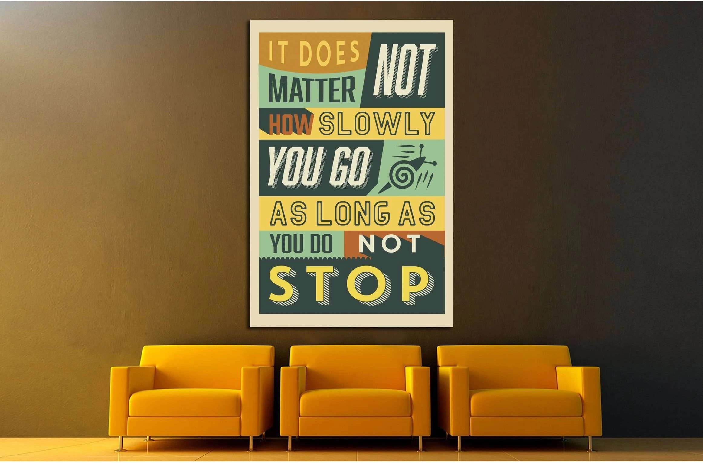 it does not matter №4550 Ready to Hang Canvas Print - Zellart Canvas Prints ALL_Products, s-4550