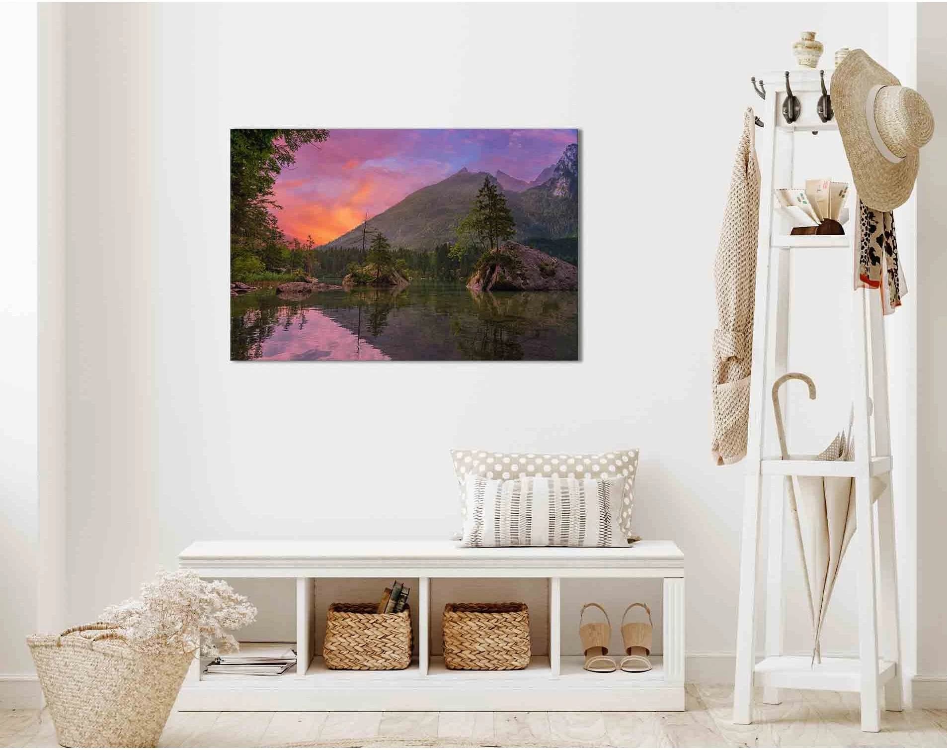 Landscape in Germany №D1229 Ready to Hang Canvas Print - Zellart Canvas Prints 0new, ALL_Products, Sunrise & sunset wall art