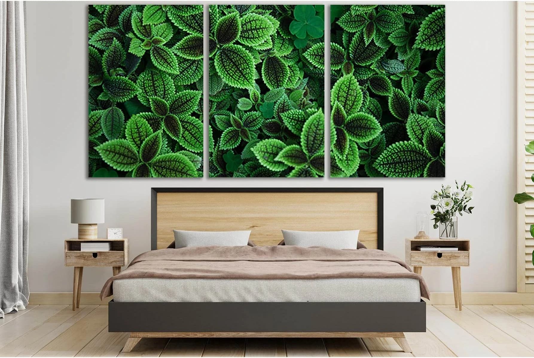 Leaves Plant Close Up №SL693 Ready to Hang Canvas Print - Zellart Canvas Prints 0new, ALL_Products, Floral & Botanical Wall Art