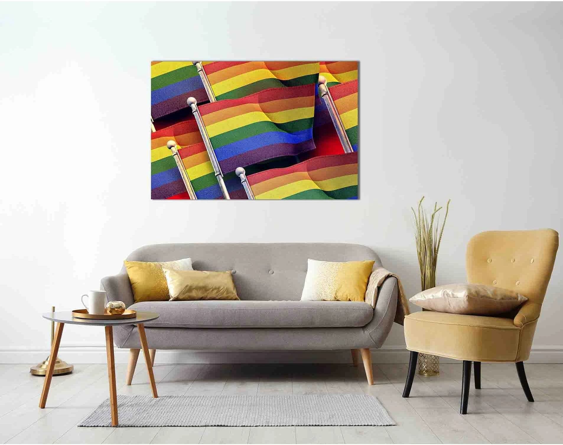LGBT flag №2156 Ready to Hang Canvas Print - Zellart Canvas Prints 2156, ALL_Products