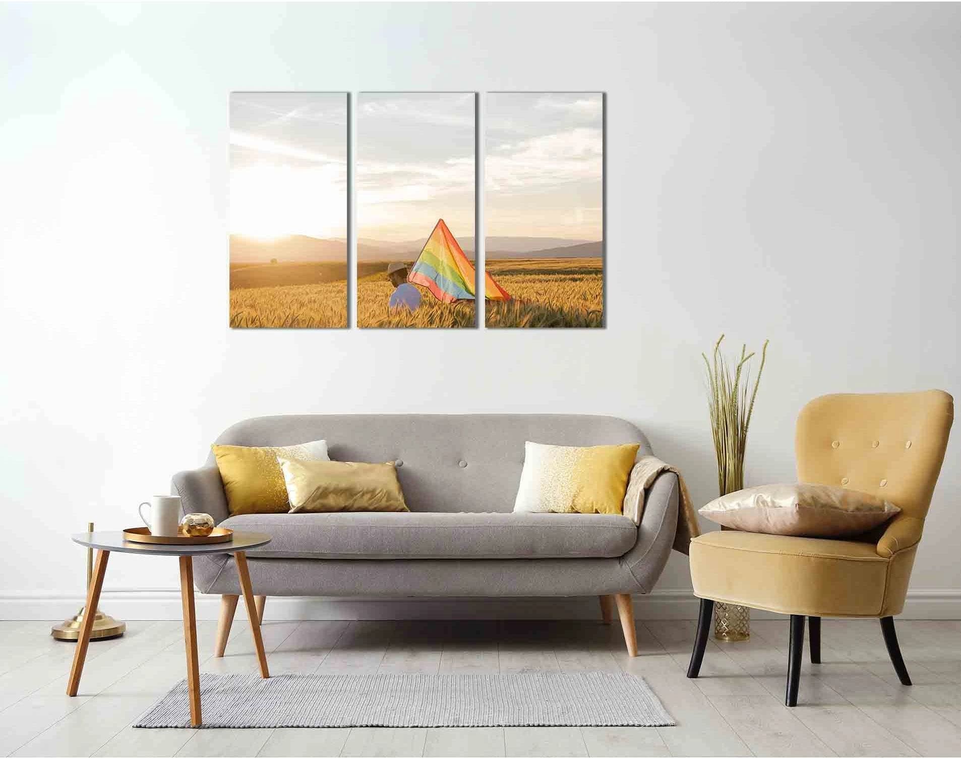LGBT gay rainbow flag №2150 Ready to Hang Canvas Print - Zellart Canvas Prints 2150, ALL_Products