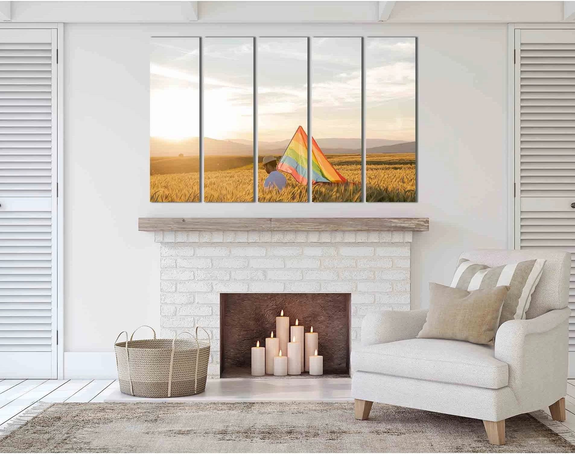 LGBT gay rainbow flag №2150 Ready to Hang Canvas Print - Zellart Canvas Prints 2150, ALL_Products
