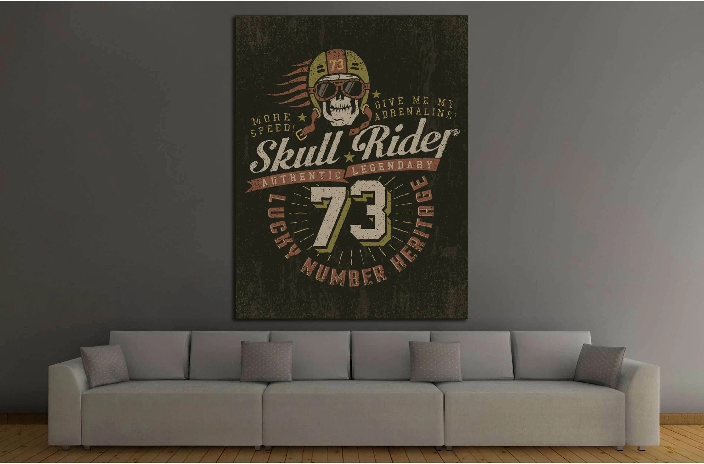 lucky numer heritage №4587 Ready to Hang Canvas Print - Zellart Canvas Prints ALL_Products, s-4587