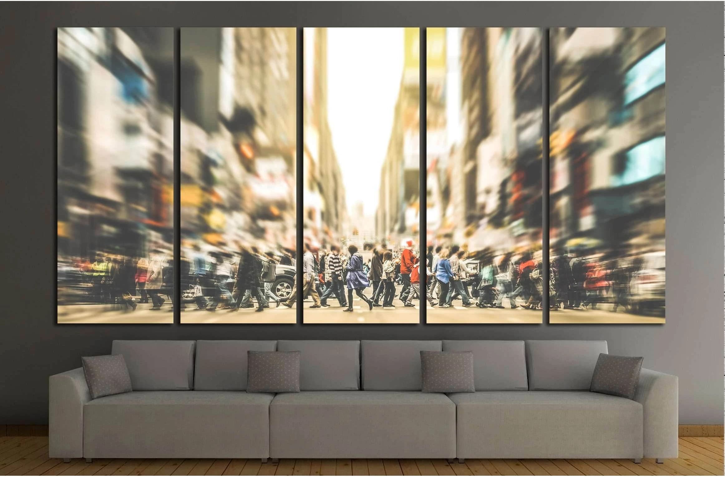 Manhattan - New York City №2944 Ready to Hang Canvas Print - Zellart Canvas Prints 0_NY_ART, ALL_Products, s-2944