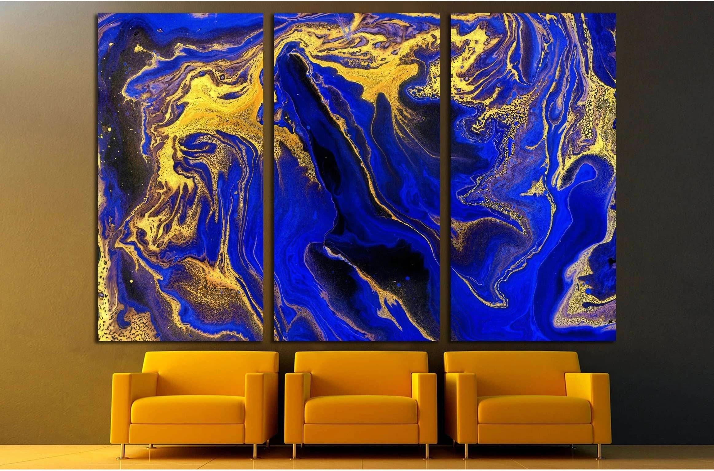 Marble. Beautiful abstract horizontal background №3228 Ready to Hang Canvas Print - Zellart Canvas Prints ALL_Products, s-3228