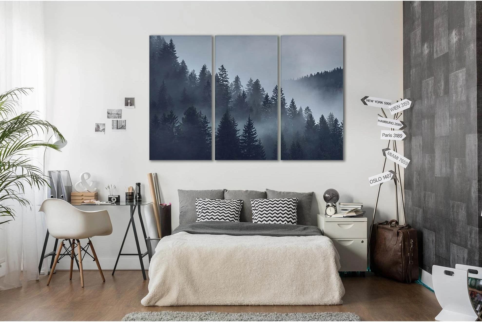 Mystical Forest №Sl30 Ready to Hang Canvas Print - Zellart Canvas Prints 0new, ALL_Products, Nature & Landscapes Canvas Print