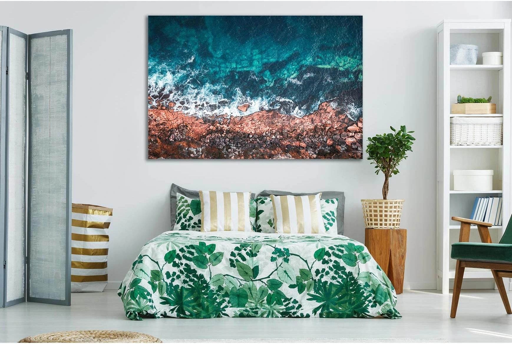 Ocean Shore Australia №SL120 Ready to Hang Canvas Print - Zellart Canvas Prints 0new, ALL_Products, Beach Ocean & Waves