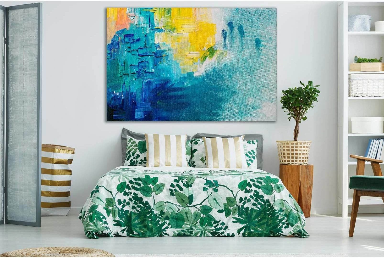 Oil Painting On Canvas №SL579 Ready to Hang Canvas Print - Zellart Canvas Prints 0new, ALL_Products, Oil Painting Wall Art