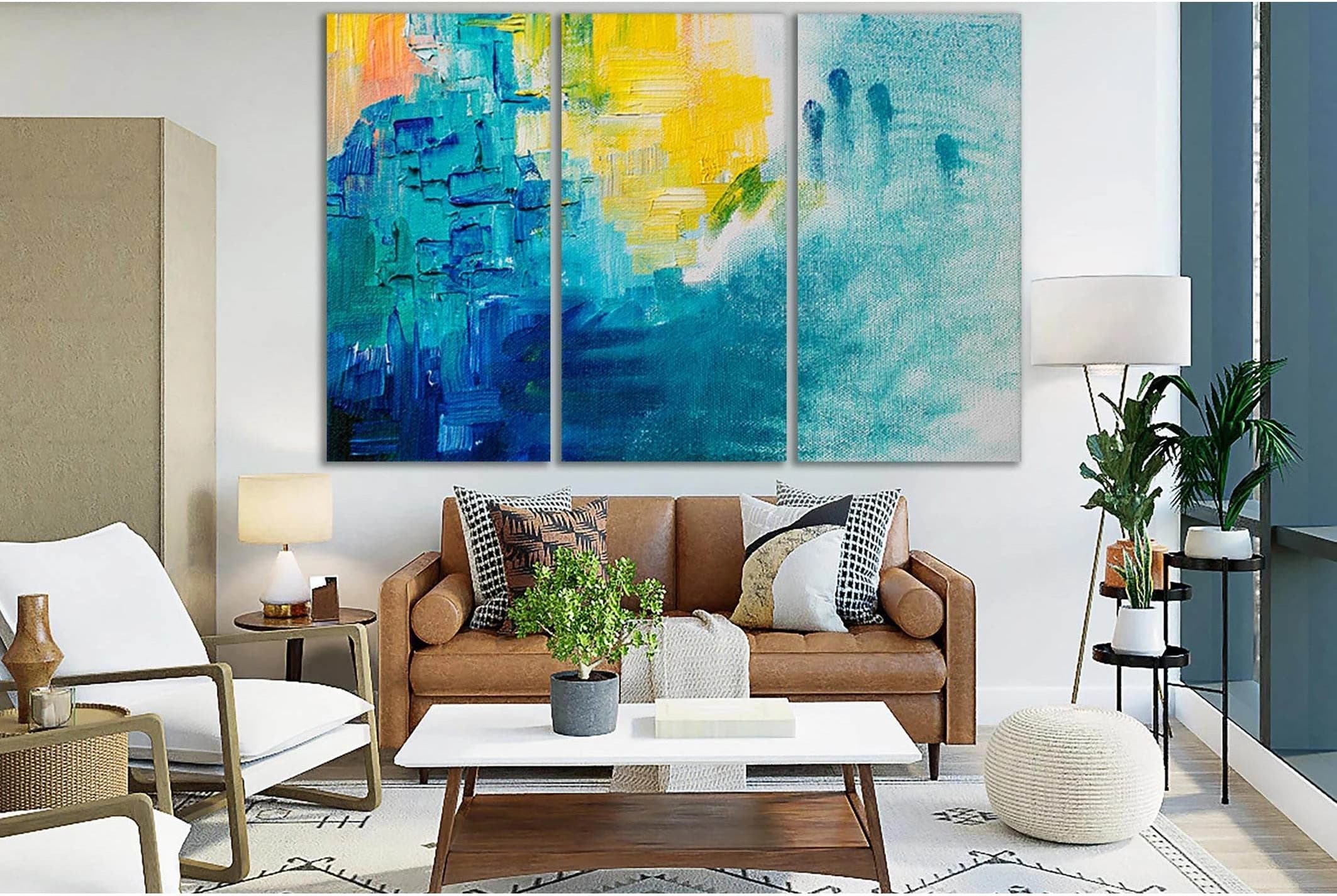Oil Painting On Canvas №SL579 Ready to Hang Canvas Print - Zellart Canvas Prints 0new, ALL_Products, Oil Painting Wall Art
