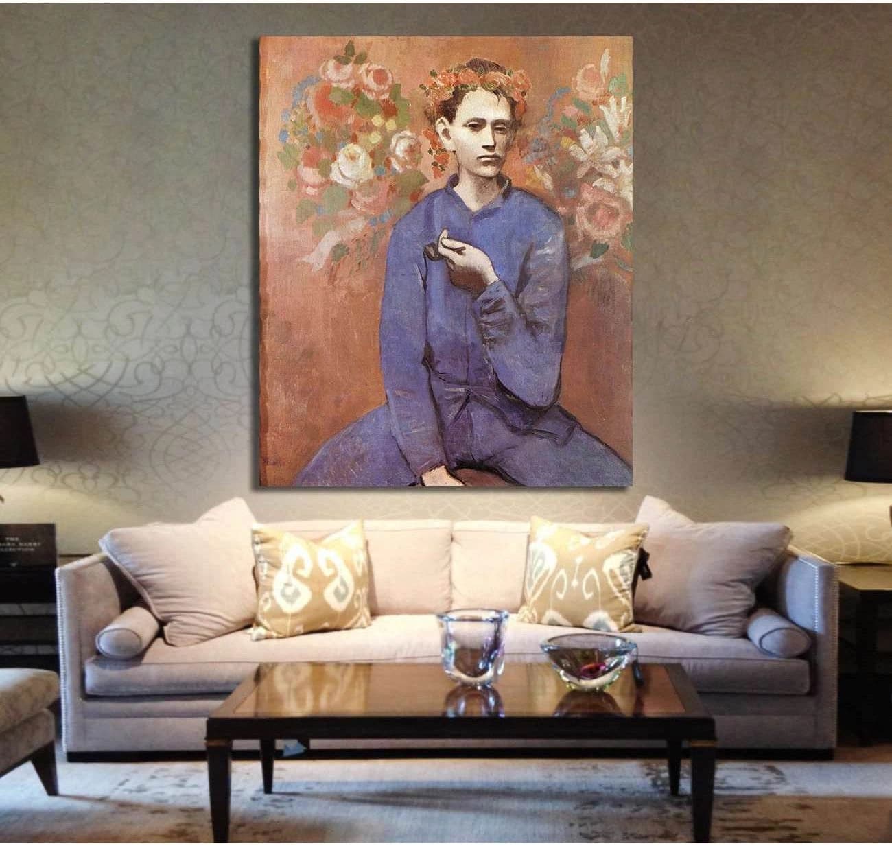 Pablo Picasso, Boy with a pipe - Canvas print - Zellart Canvas Prints 000Negative, 6151, ALL_Products