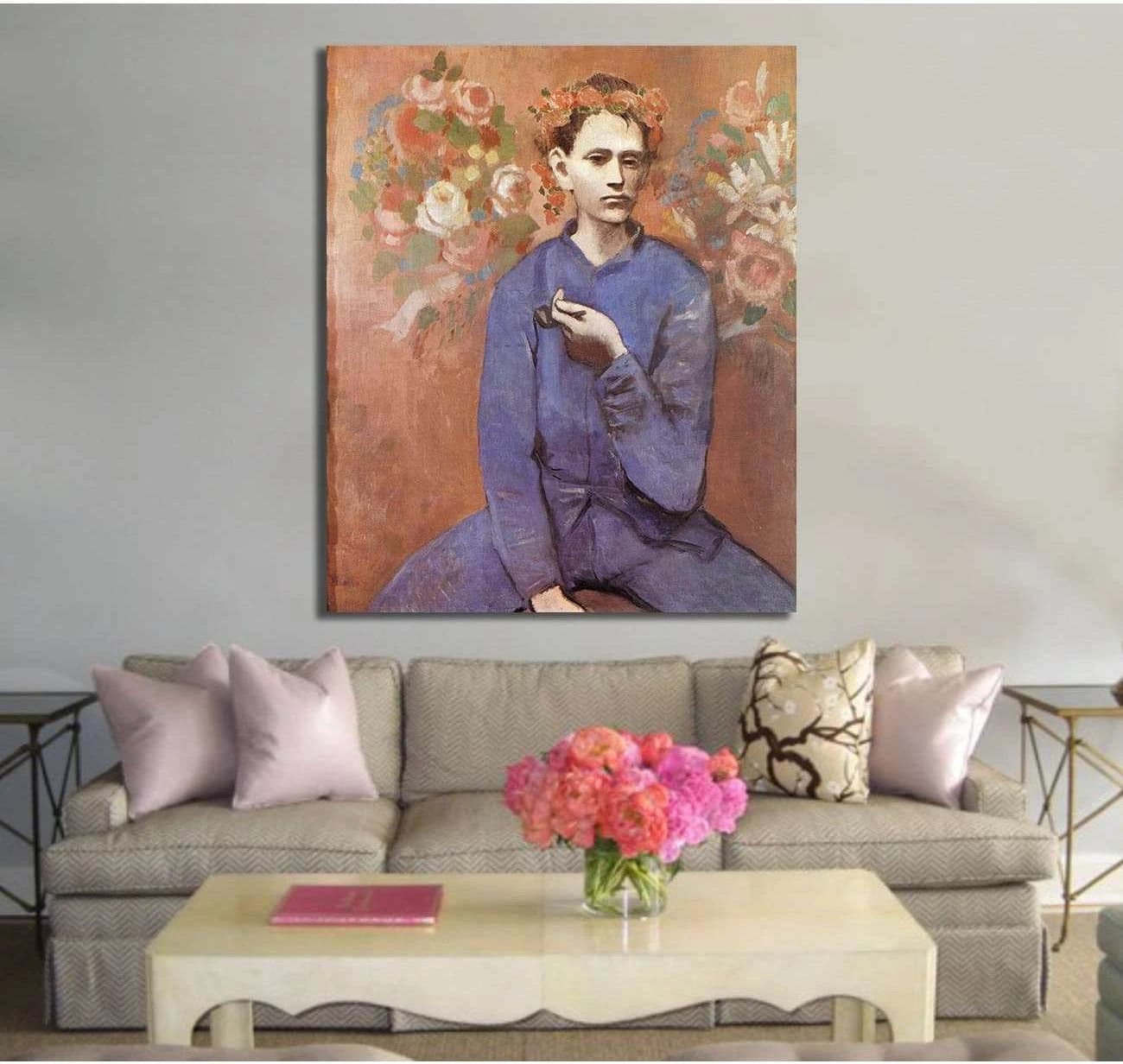 Pablo Picasso, Boy with a pipe - Canvas print - Zellart Canvas Prints 000Negative, 6151, ALL_Products