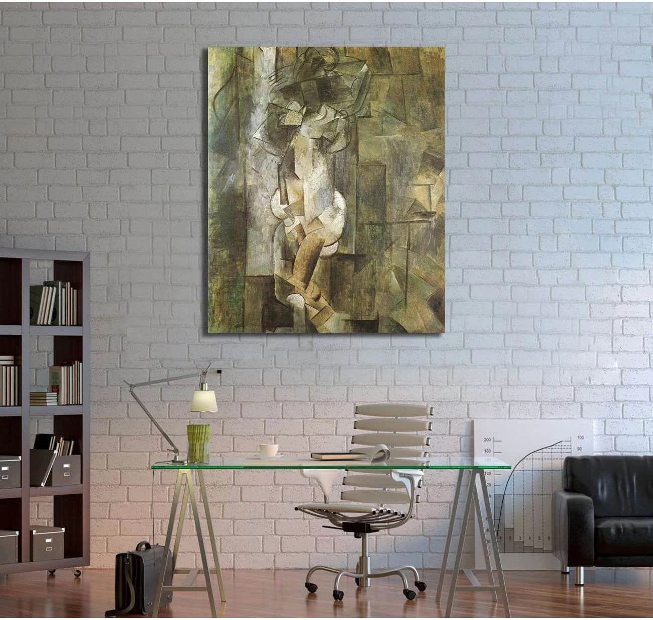 Pablo Picasso, Nude - Canvas print - Zellart Canvas Prints 000Negative, 6163, ALL_Products