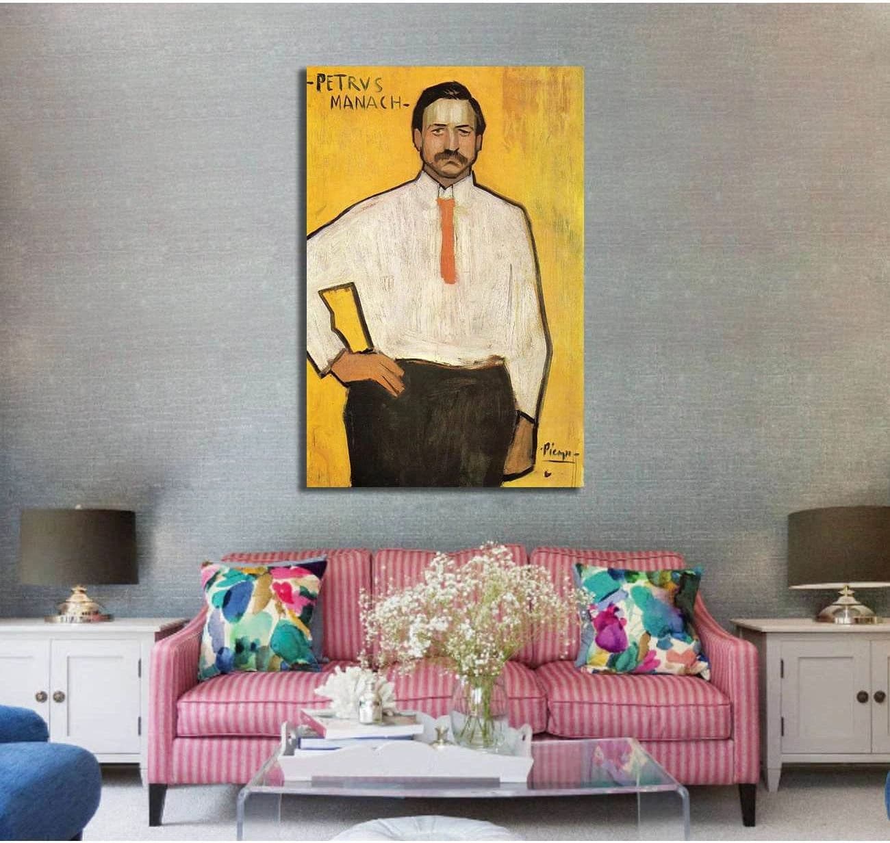 Pablo Picasso, Pedro Manach - Canvas print - Zellart Canvas Prints 000Negative, 6167, ALL_Products