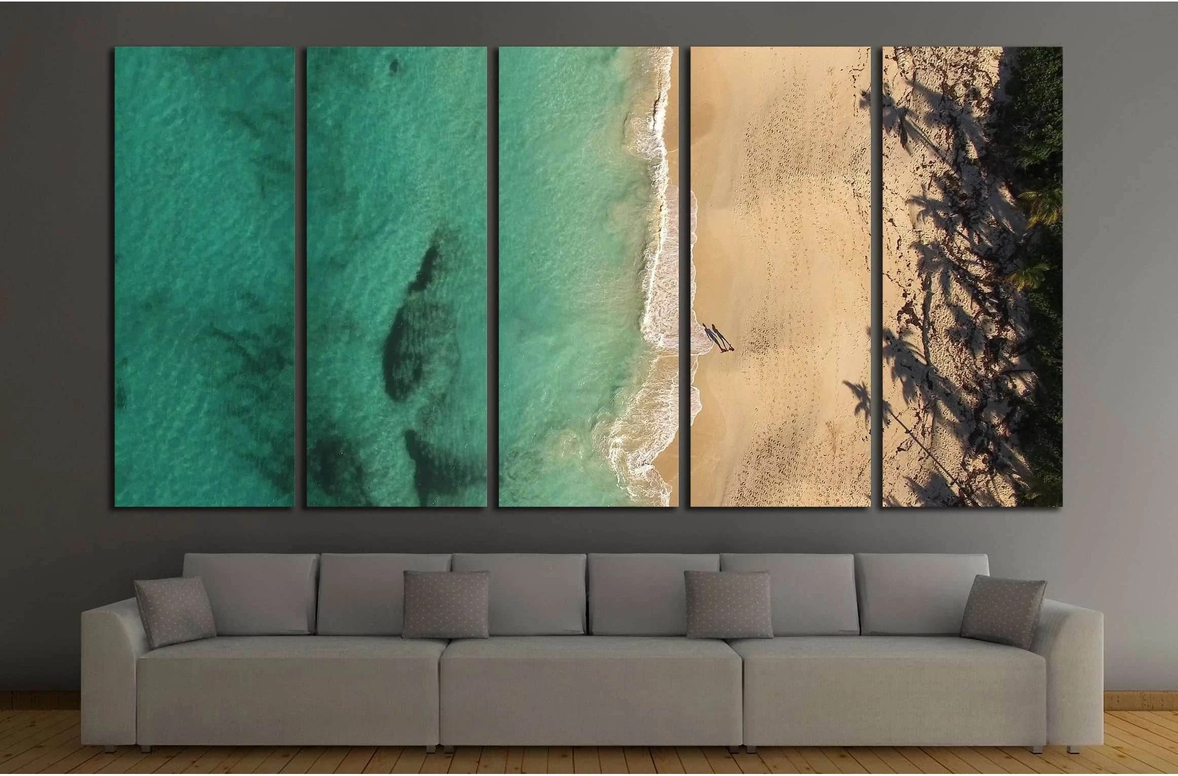 Paradise Beach, Bahamas №2516 Ready to Hang Canvas Print - Zellart Canvas Prints ALL_Products, s-2516