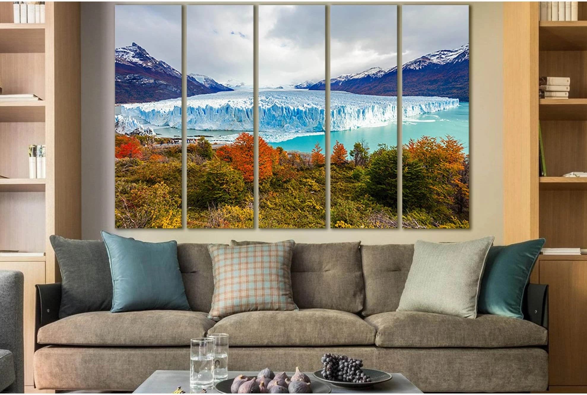 Perito Moreno Glacier №SL1308 Ready to Hang Canvas Print - Zellart Canvas Prints 0new, ALL_Products, Glacials