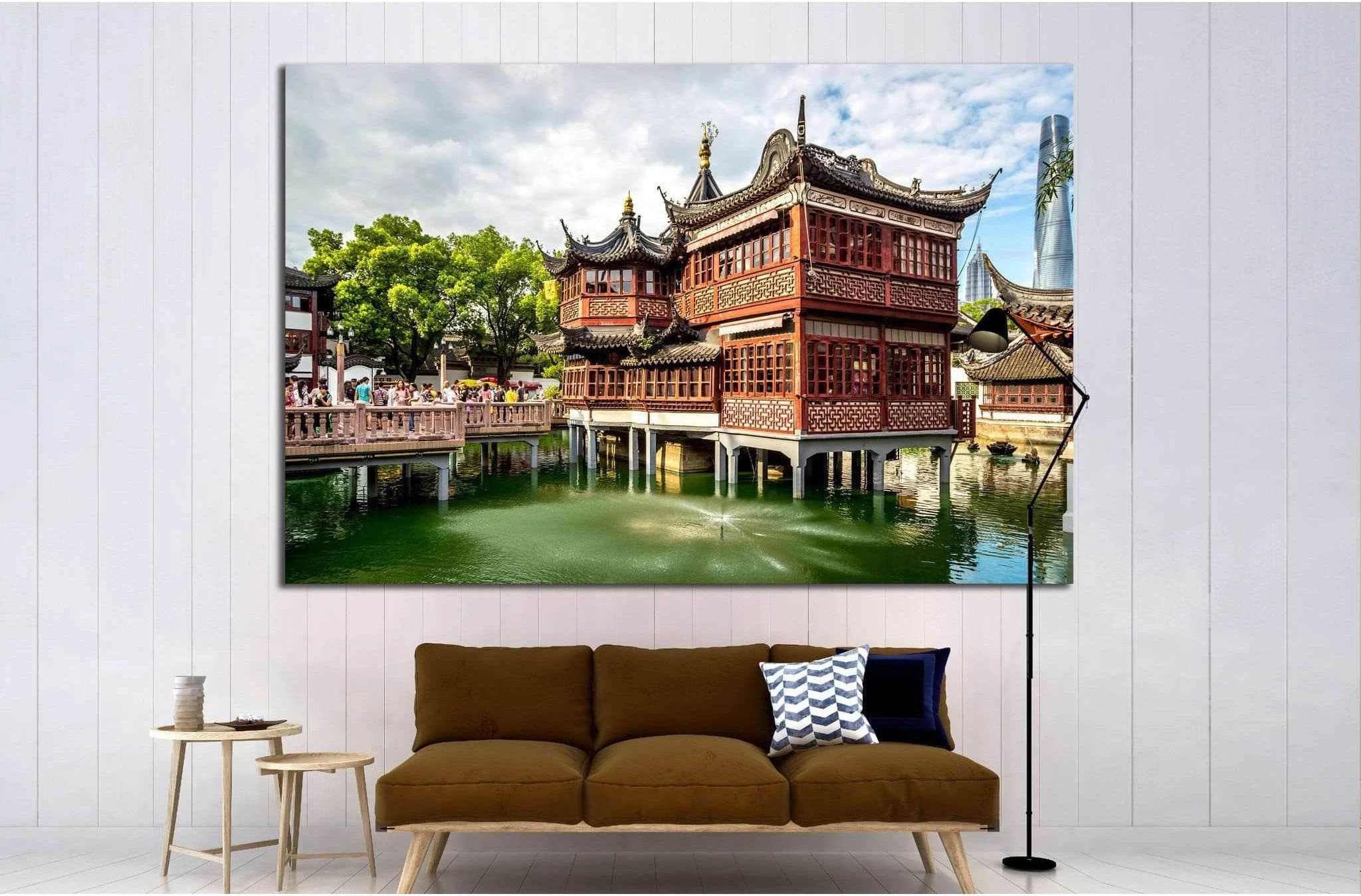 Shanghai, China №1554 Ready to Hang Canvas Print - Zellart Canvas Prints ALL_Products, s-1554