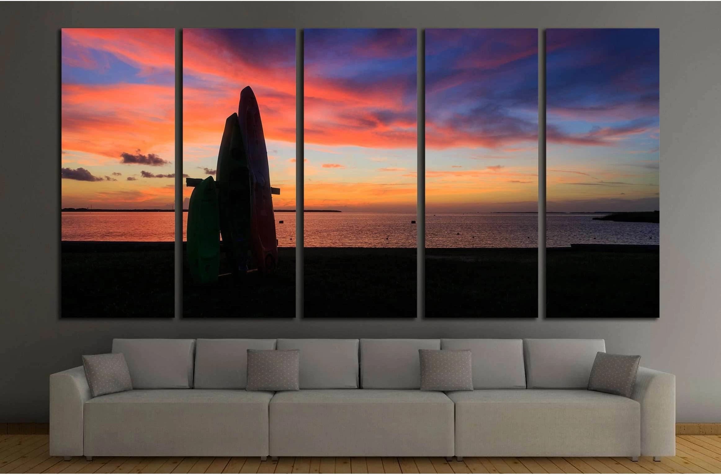 Summertime in Nags Head, NC №3168 Ready to Hang Canvas Print - Zellart Canvas Prints ALL_Products, s-3168